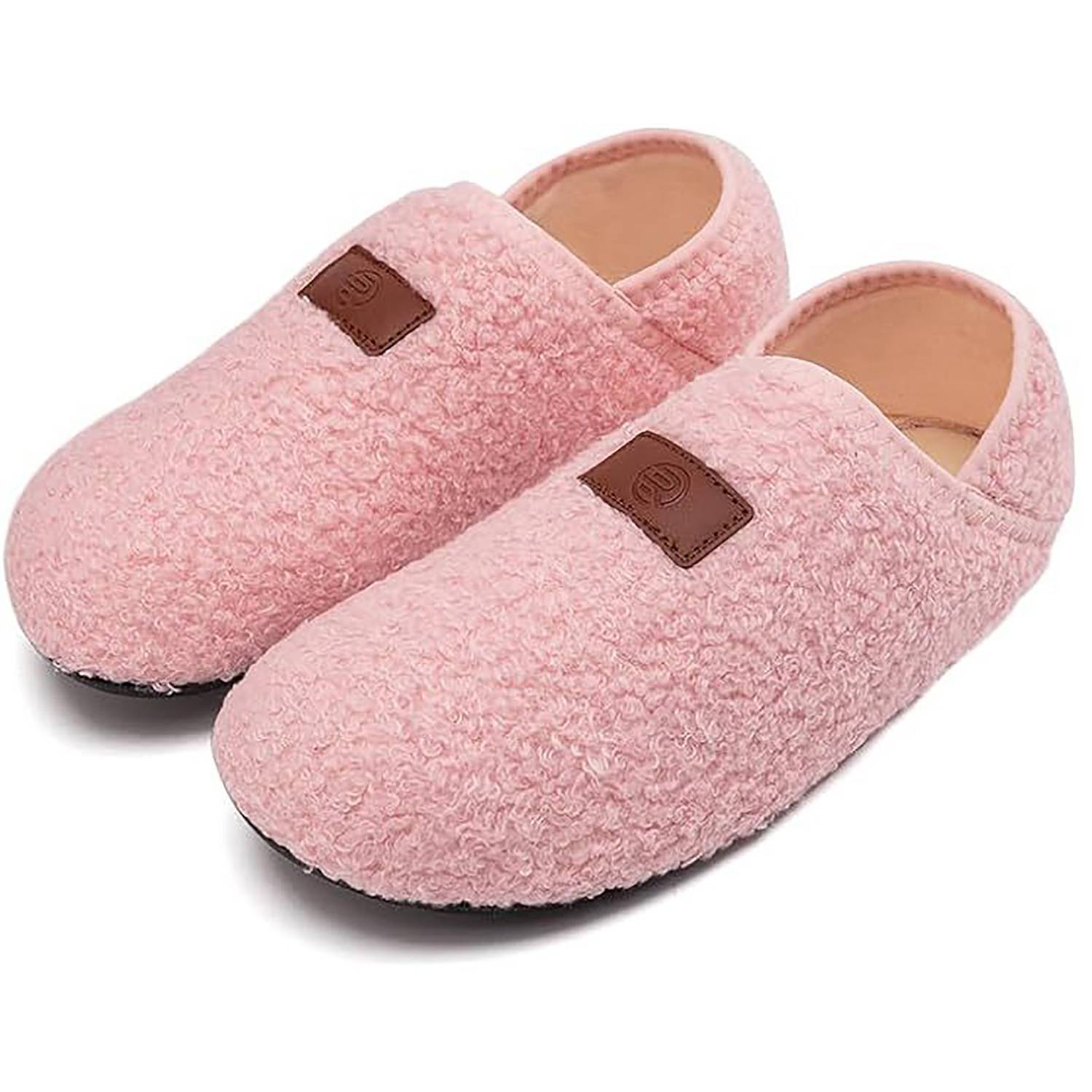 Warm Anti Slip Cotton Slippers w/ Covered Heels 4