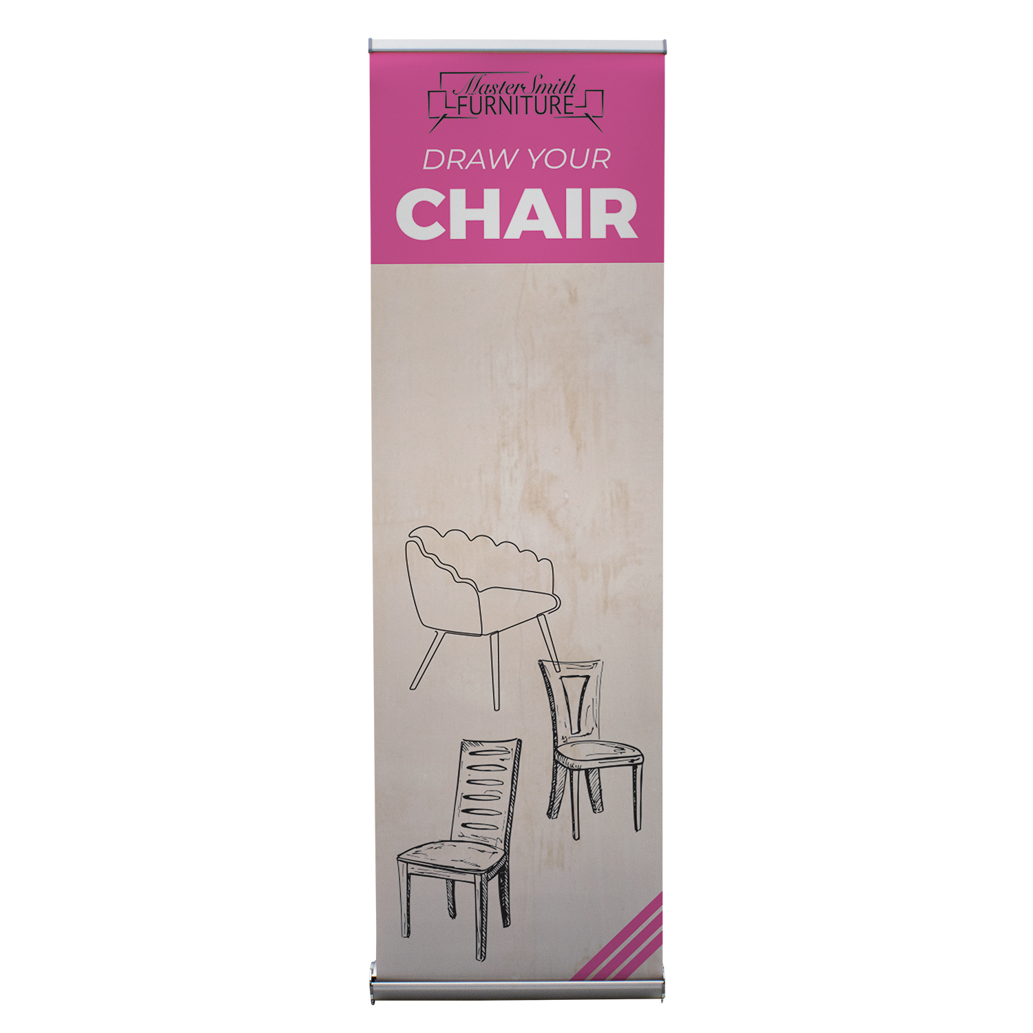 24" Stratus Retractor Kit (Dry-Erase Media) 7