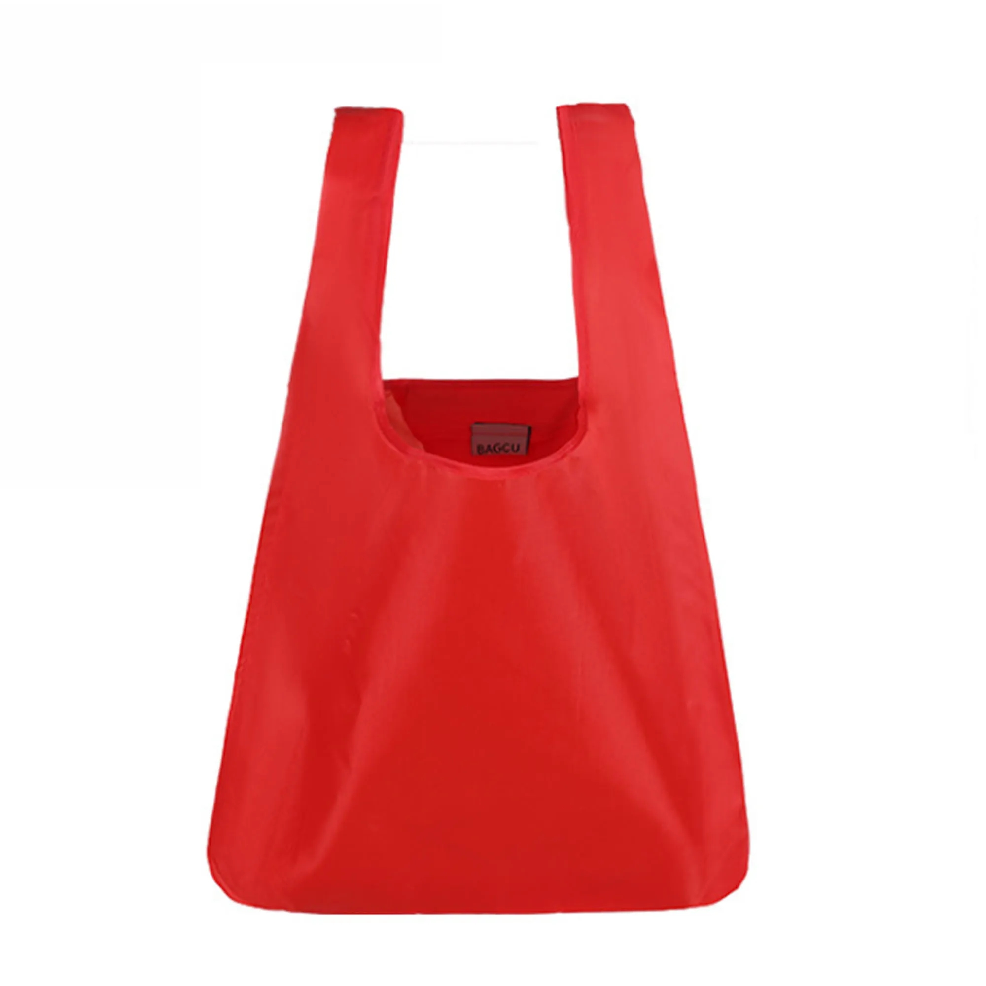 Portable Folded Shopping Grocery Tote Bag, custom tote bag with logo imprint 5