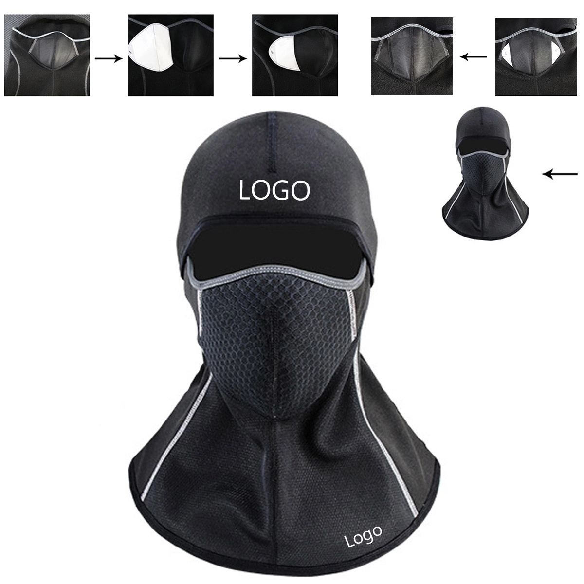 Windproof Balaclava Face Cycling Ski Mask 2