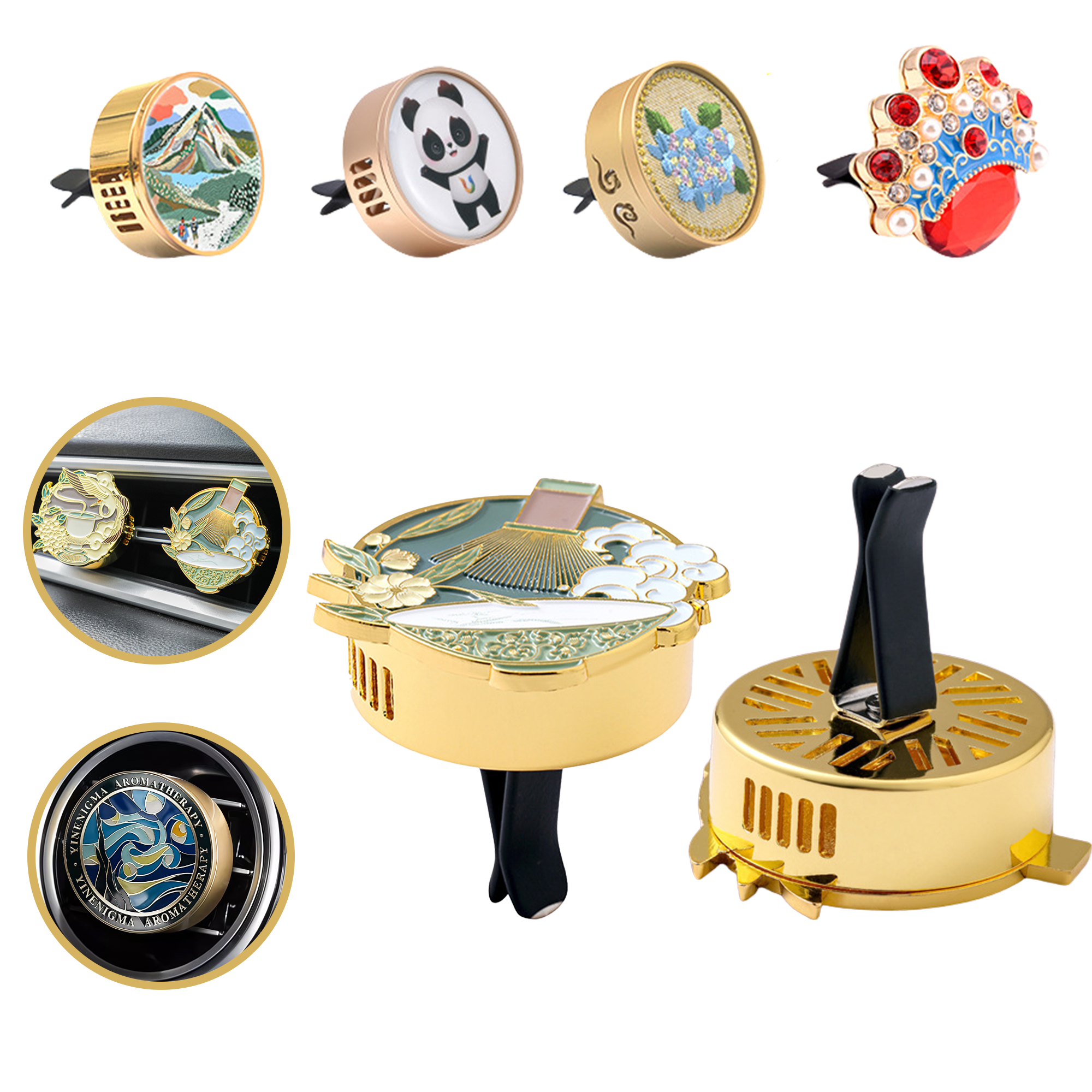 Car Magnetic Aromatherapy 2