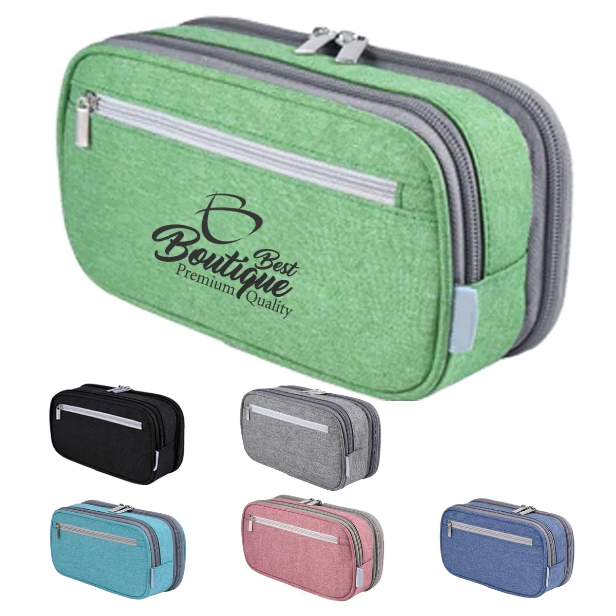 Custom Big Capacity Durable Stationery Organizer Pencil Case 5