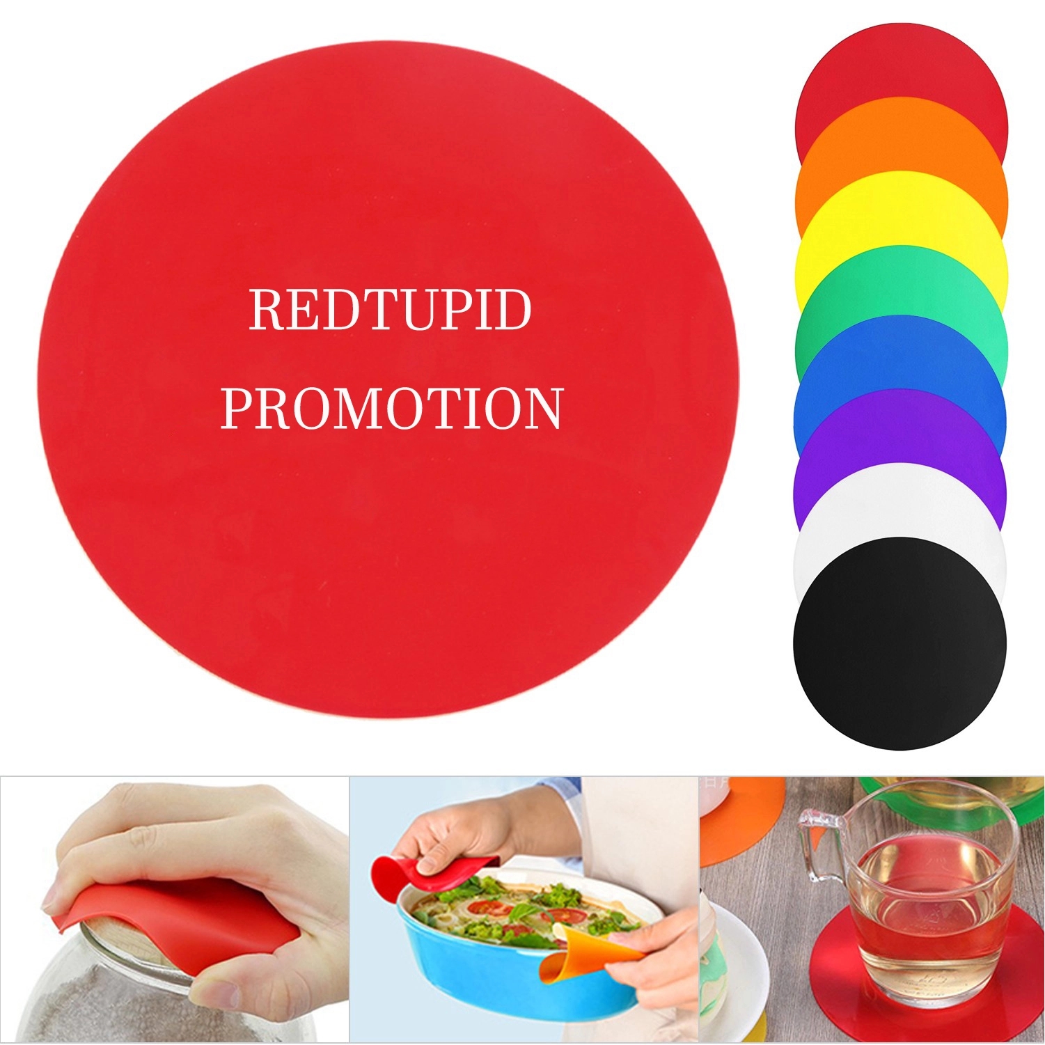 Round Silicone Jar Opener 3