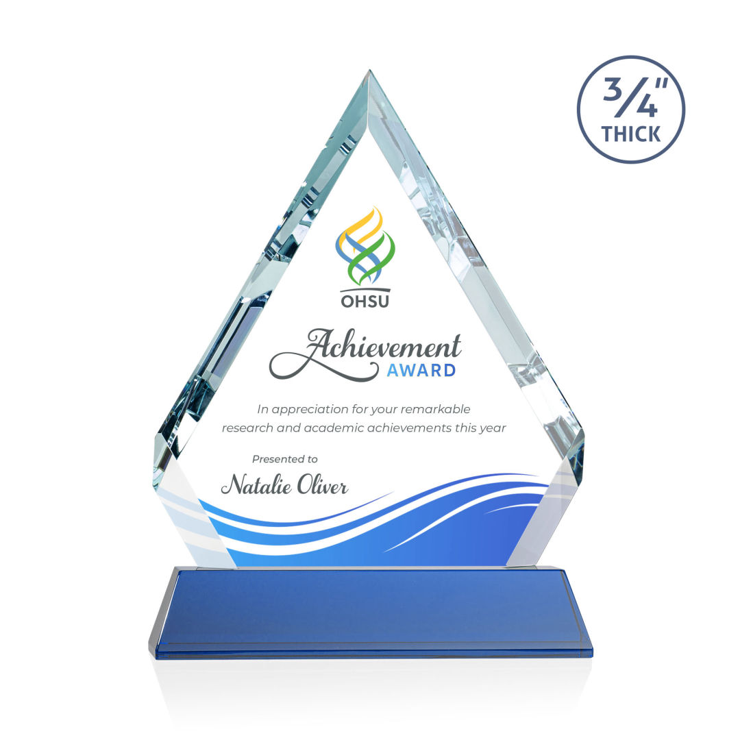 Apex VividPrint™ Award on Newhaven Base - Blue 5