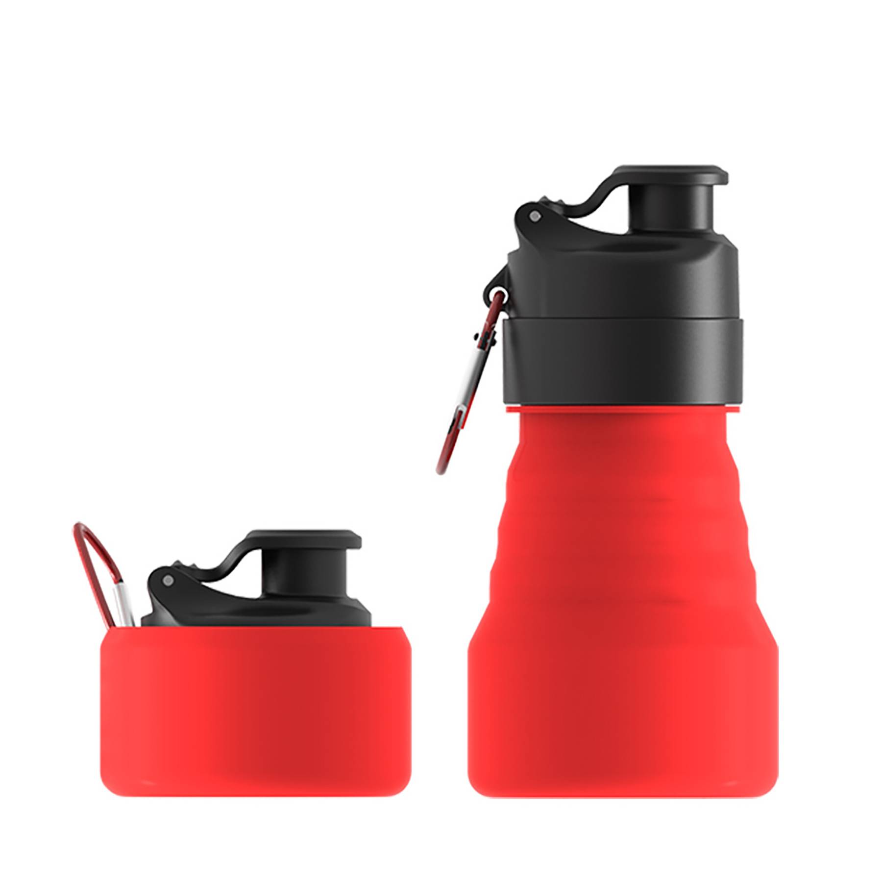 17.3 oz Fashion Portable Silicone Folding Water Bottle 4