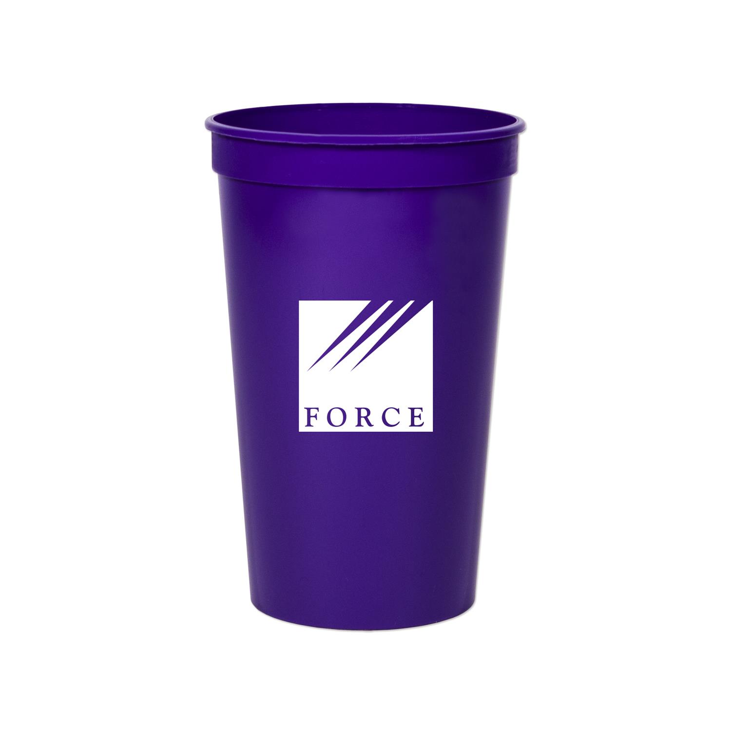 22 Oz. Smooth Colored Stadium Cup 14