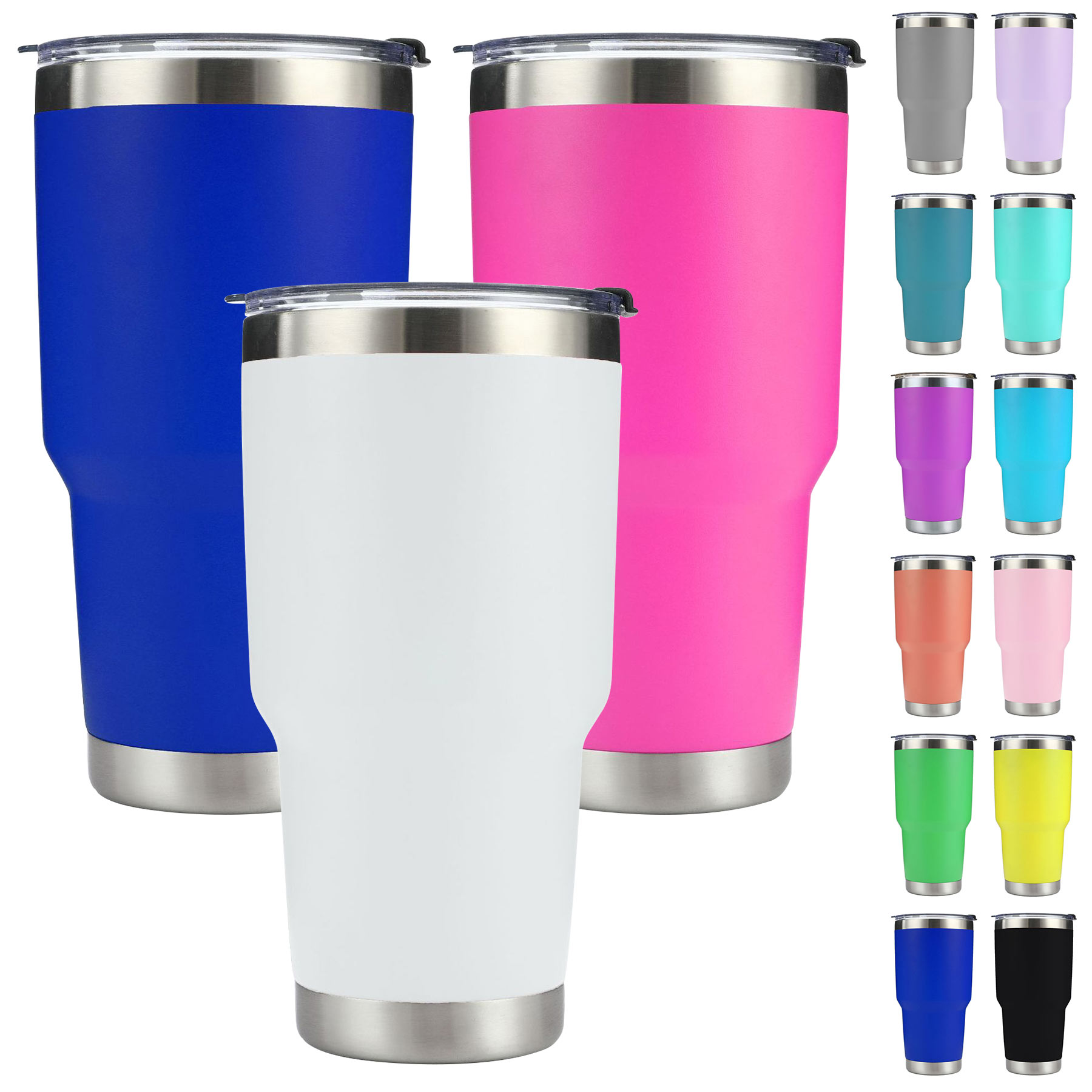 30 Oz Double Wall Vacuum Insulated Coffee Cup 2