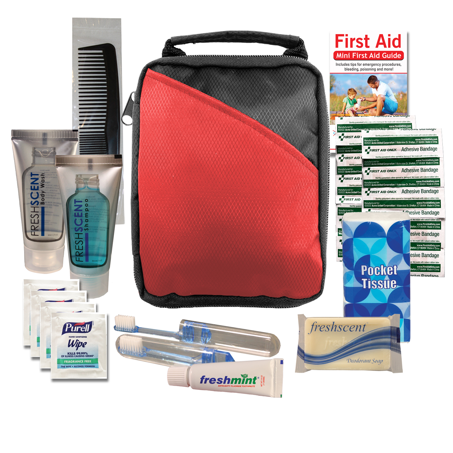 Water Resistant Travel Kit 7
