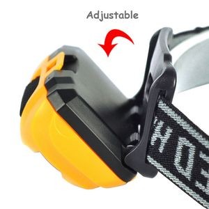 Adjustable Head Flashlight Lamp With Elastic Headband 15