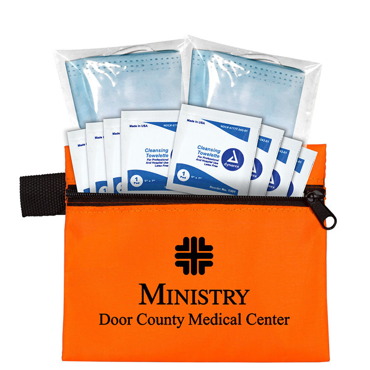 "Titan" Wipe it Down Travel Kit in Zippered Pouch 22