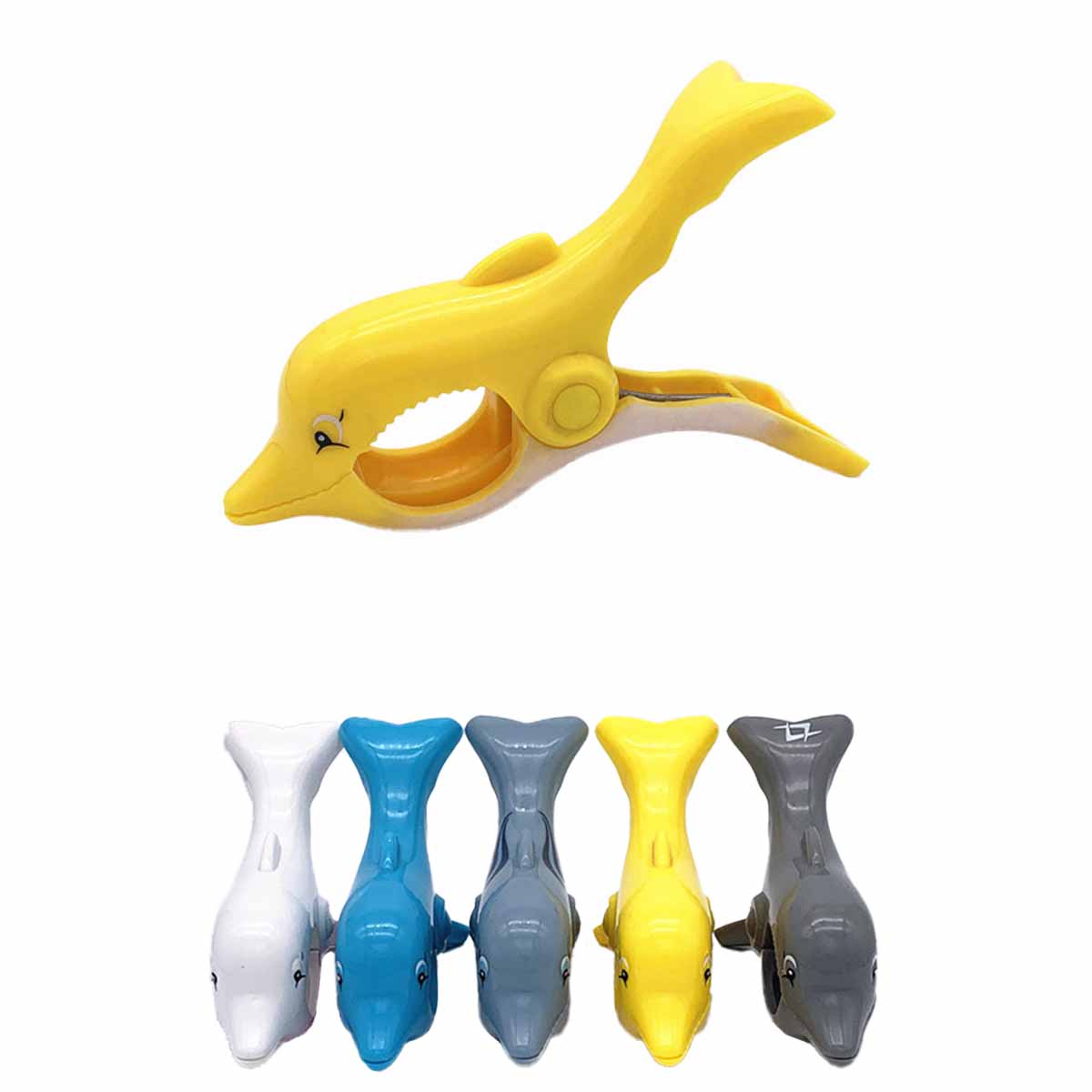Plastic Dolphin Beach Towel Holder 2