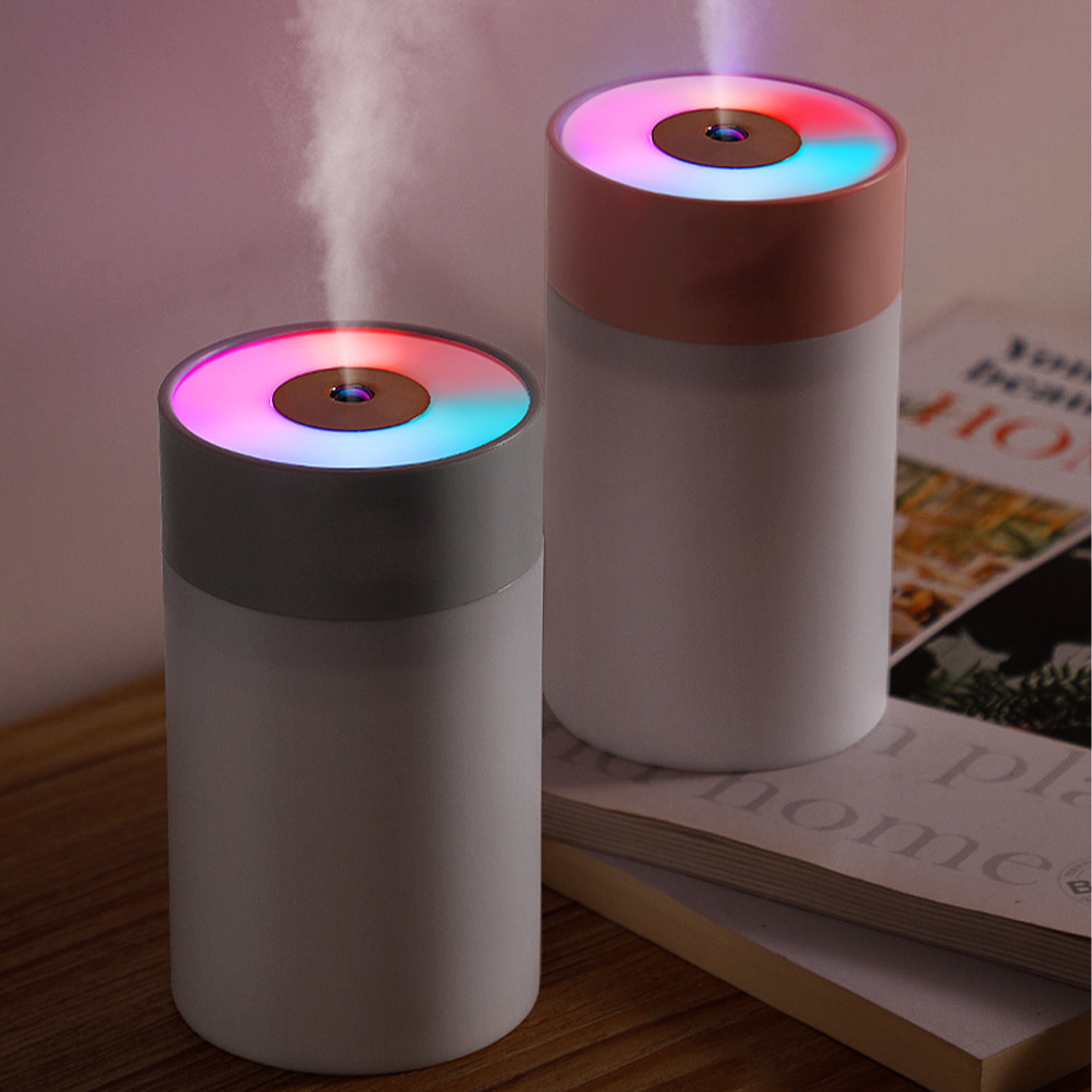 Abs Desktop Humidifier With Ambient Light 5