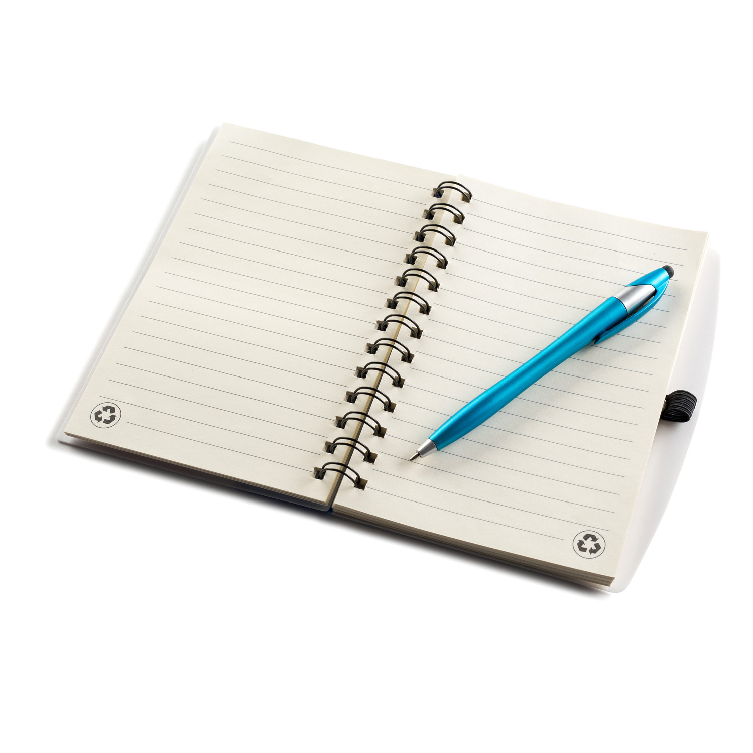 SpiralScript 5.5 x 7 Plastic Spiral Journal with Pen 36