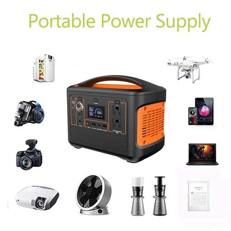 IN Stock Quick Ship Portable 600W Emergency Power Station 5