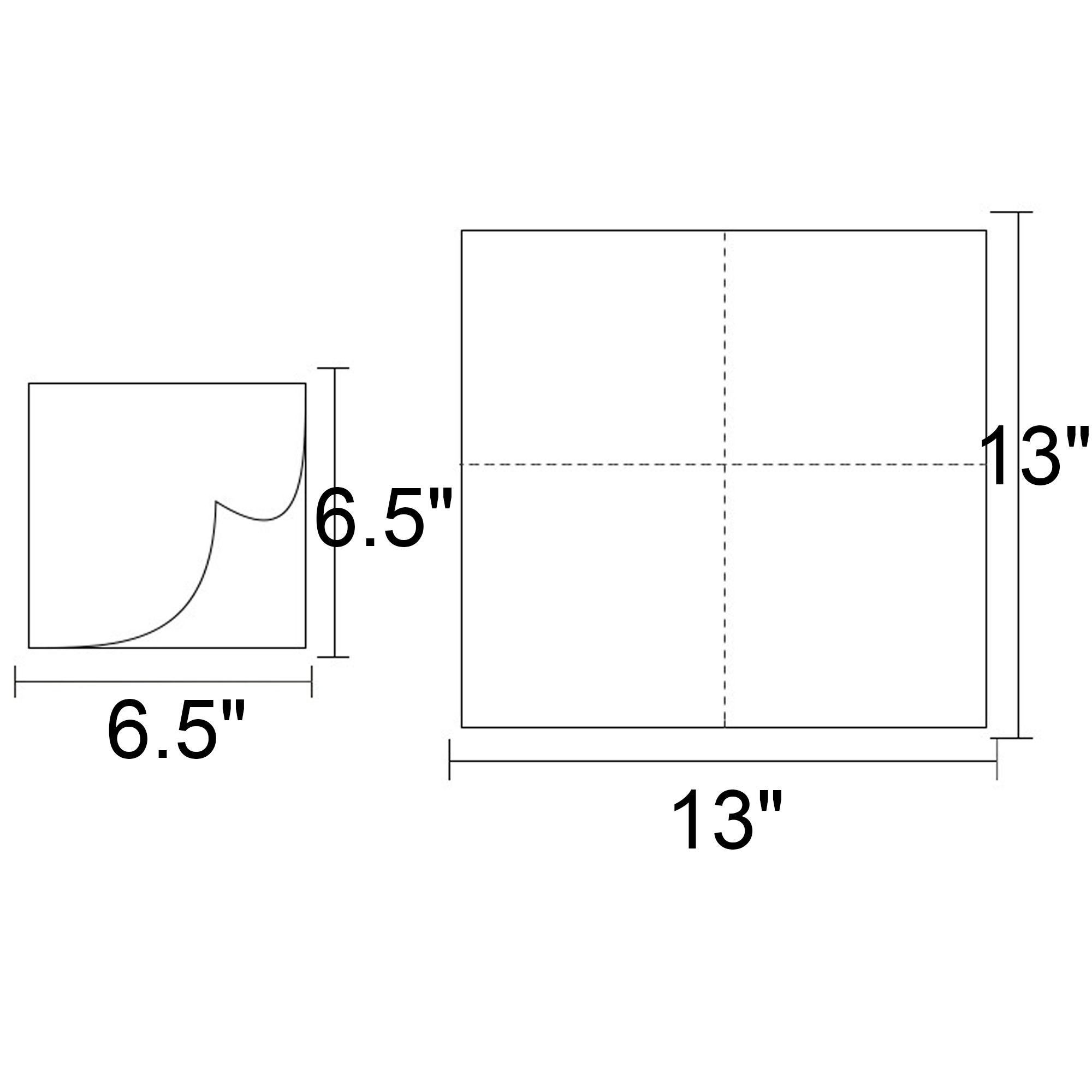 2Ply 6.5" x 6.5" Full Color Dinner Napkin 5
