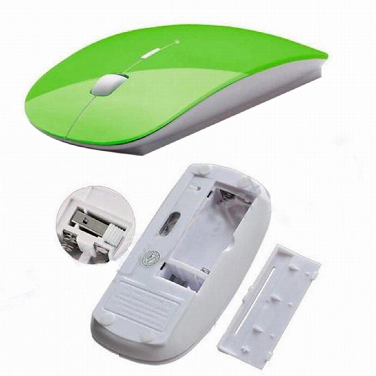 Slim Optical Wireless Business Mouse 4