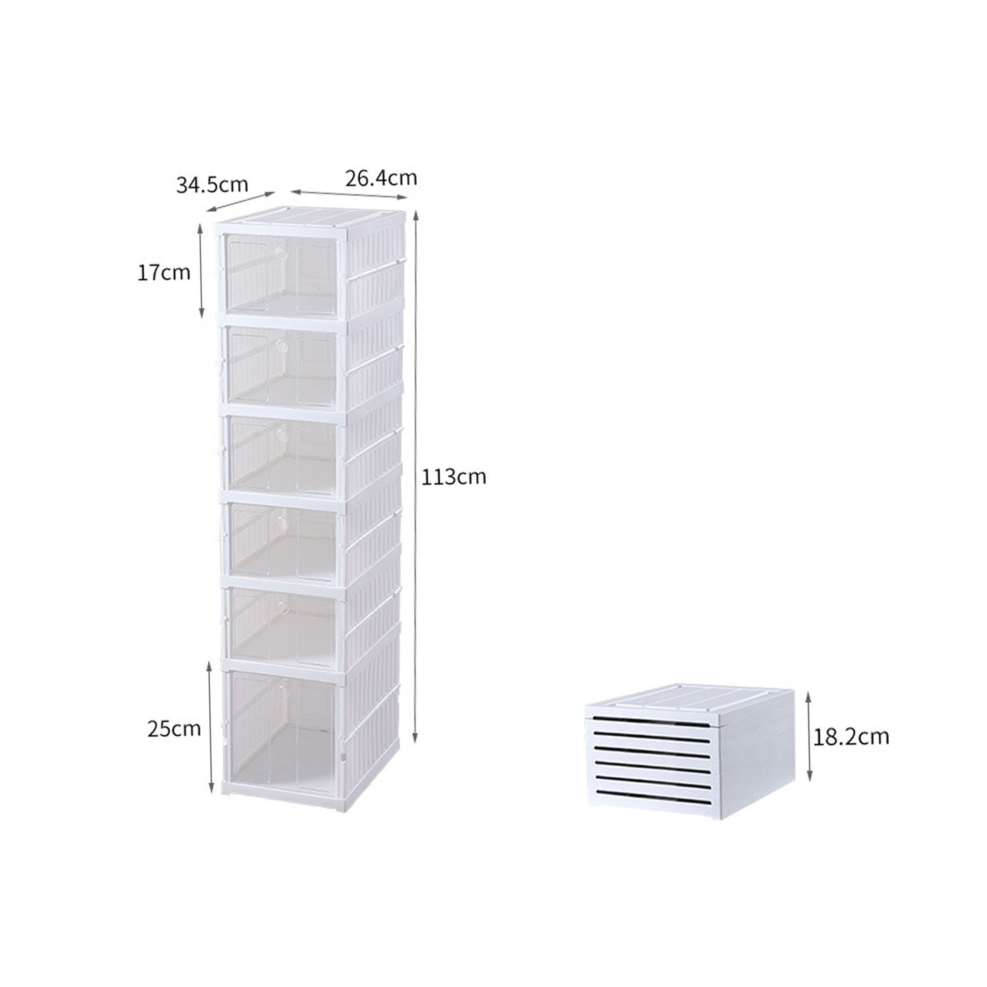 6-Tier Foldable Shoe Storage Rack 2
