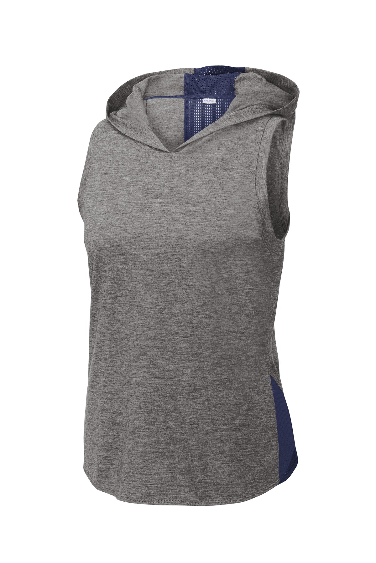 Sport-Tek Women's PosiCharge Tri-Blend Wicking Draft Hoodie Tank. LST410 3