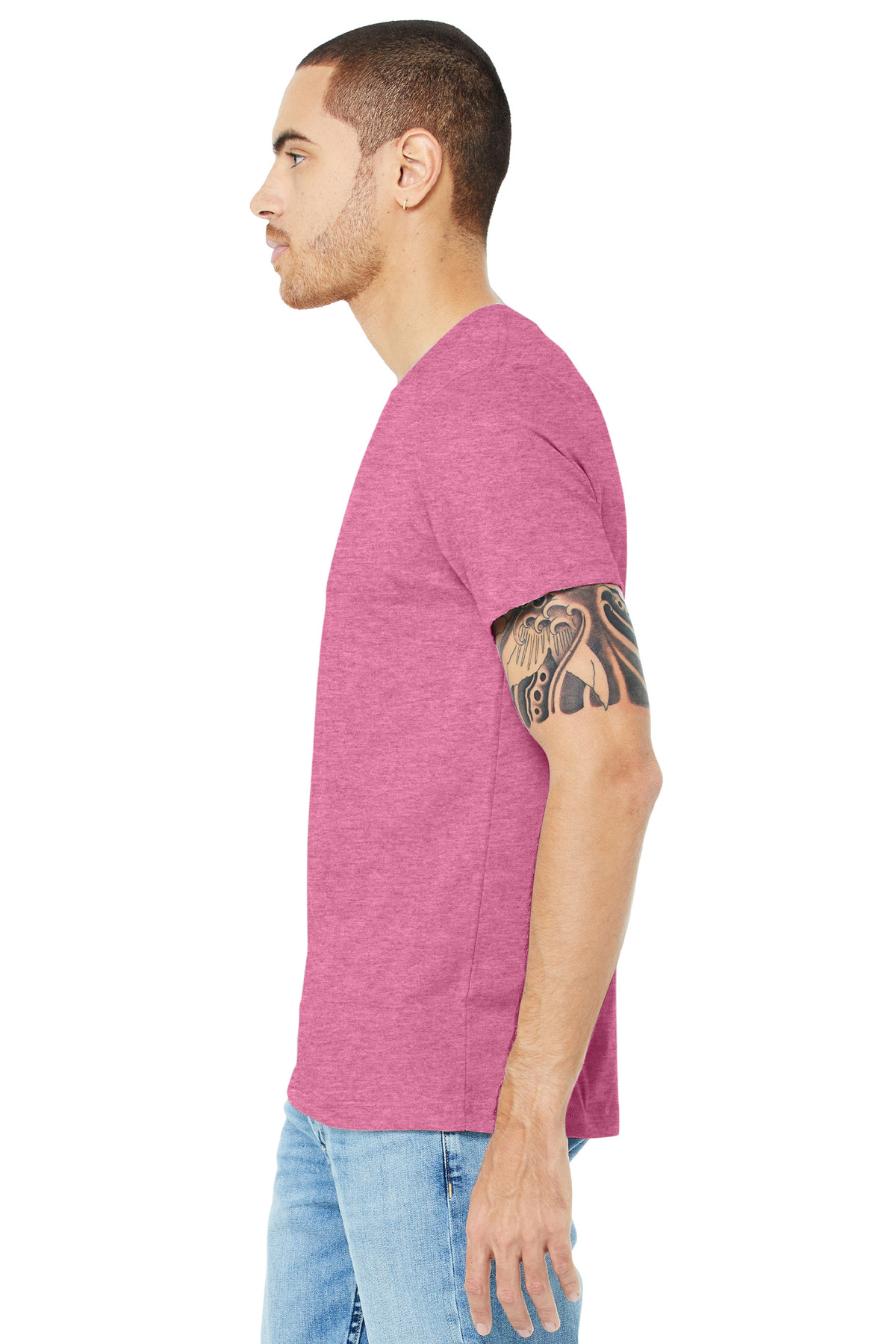BELLA+CANVAS Unisex Heather CVC Short Sleeve Tee. BC3001CVC 192