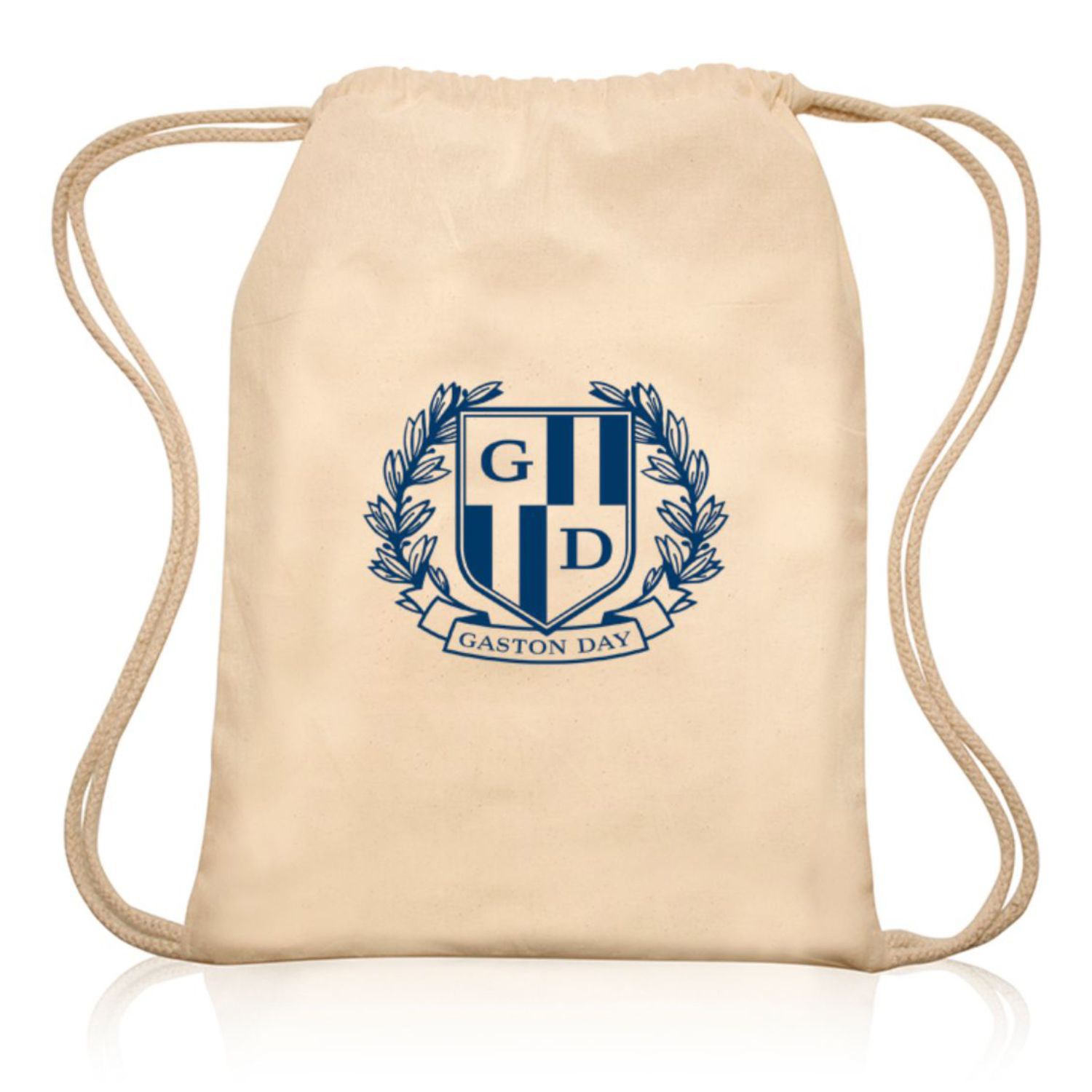 Cotton Cinch Up Bag Lightweight Drawstring Backpacks 4