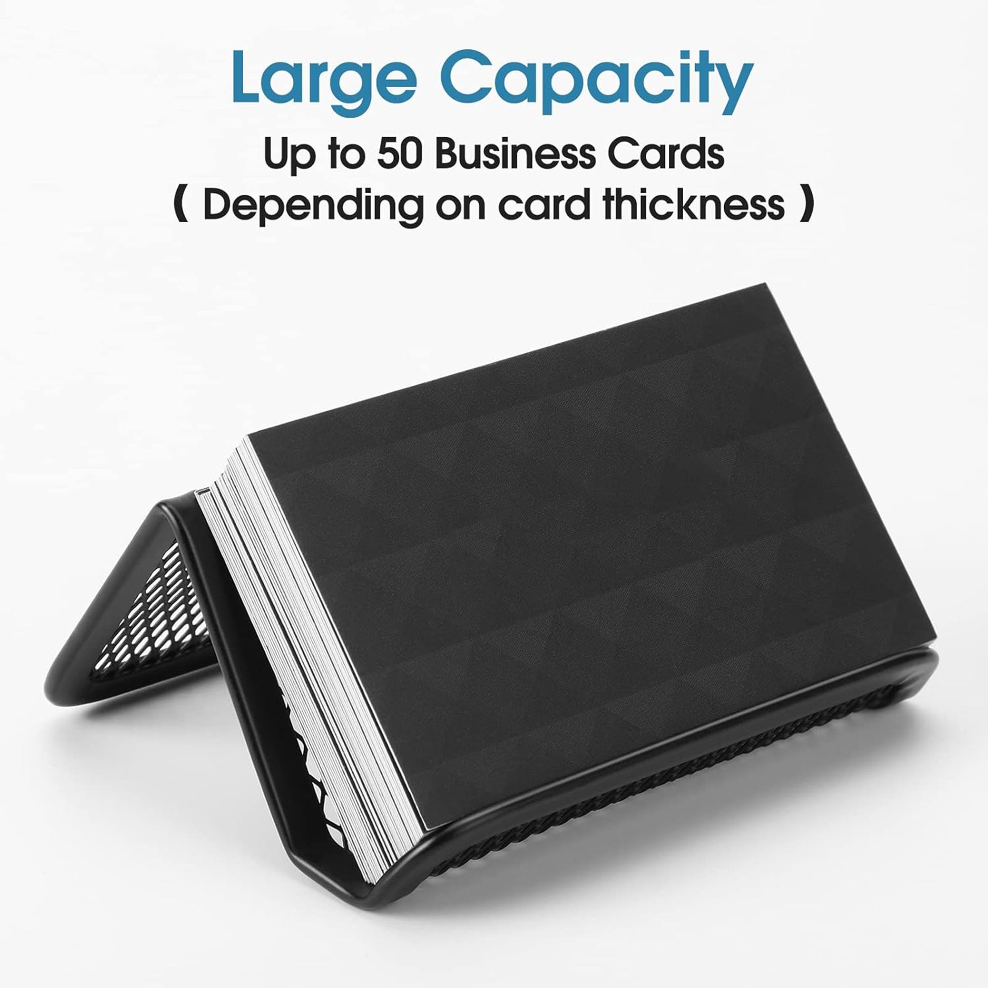 Mesh Business Card Holder For Desk 5