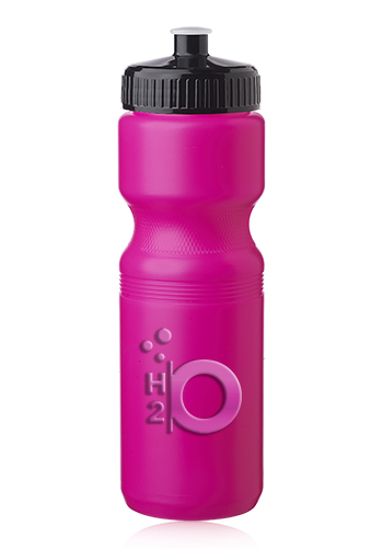 28 oz. Push Cap Plastic Water Bottles 38