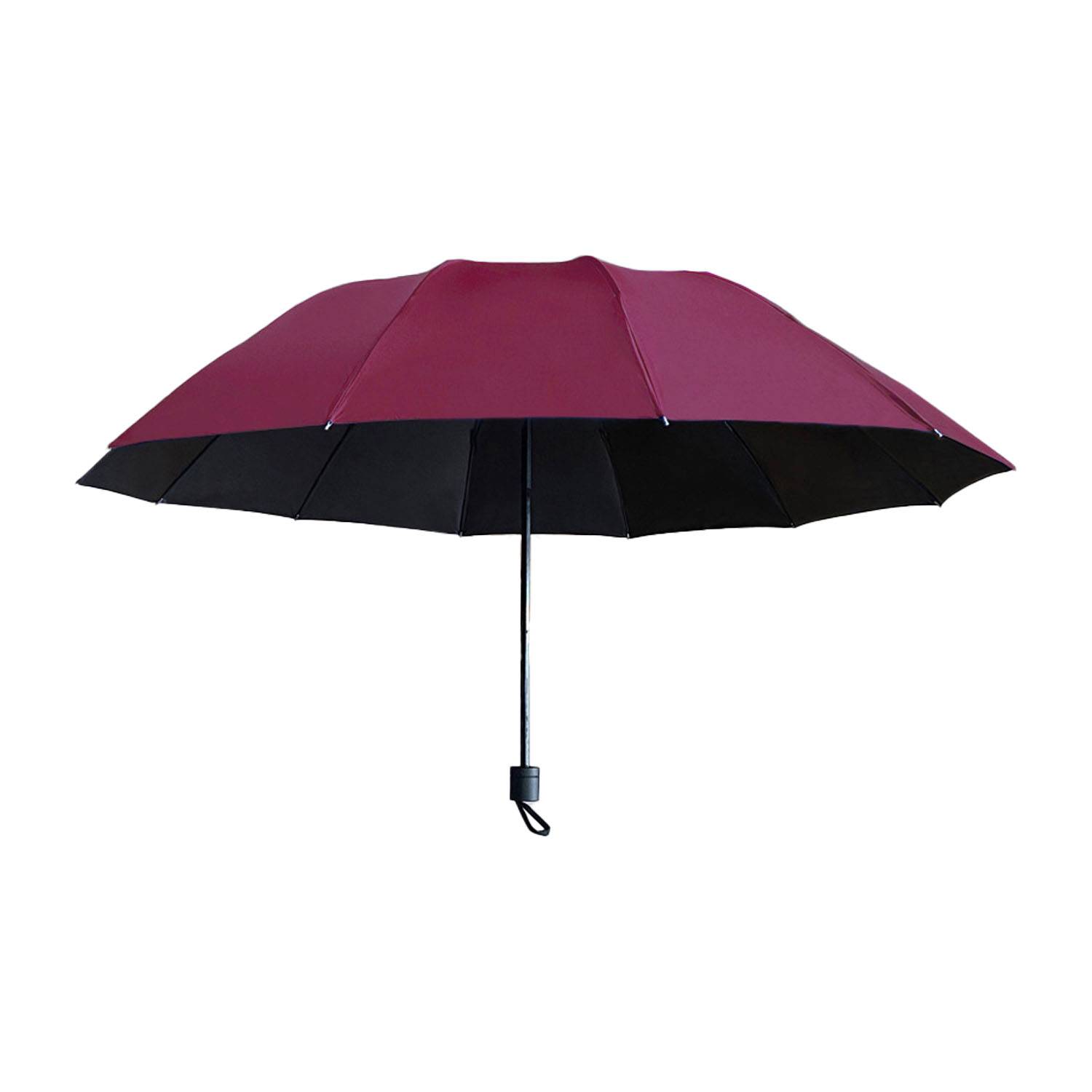 Extra Large 12 Ribs Windproof Waterproof Folding Umbrella 4
