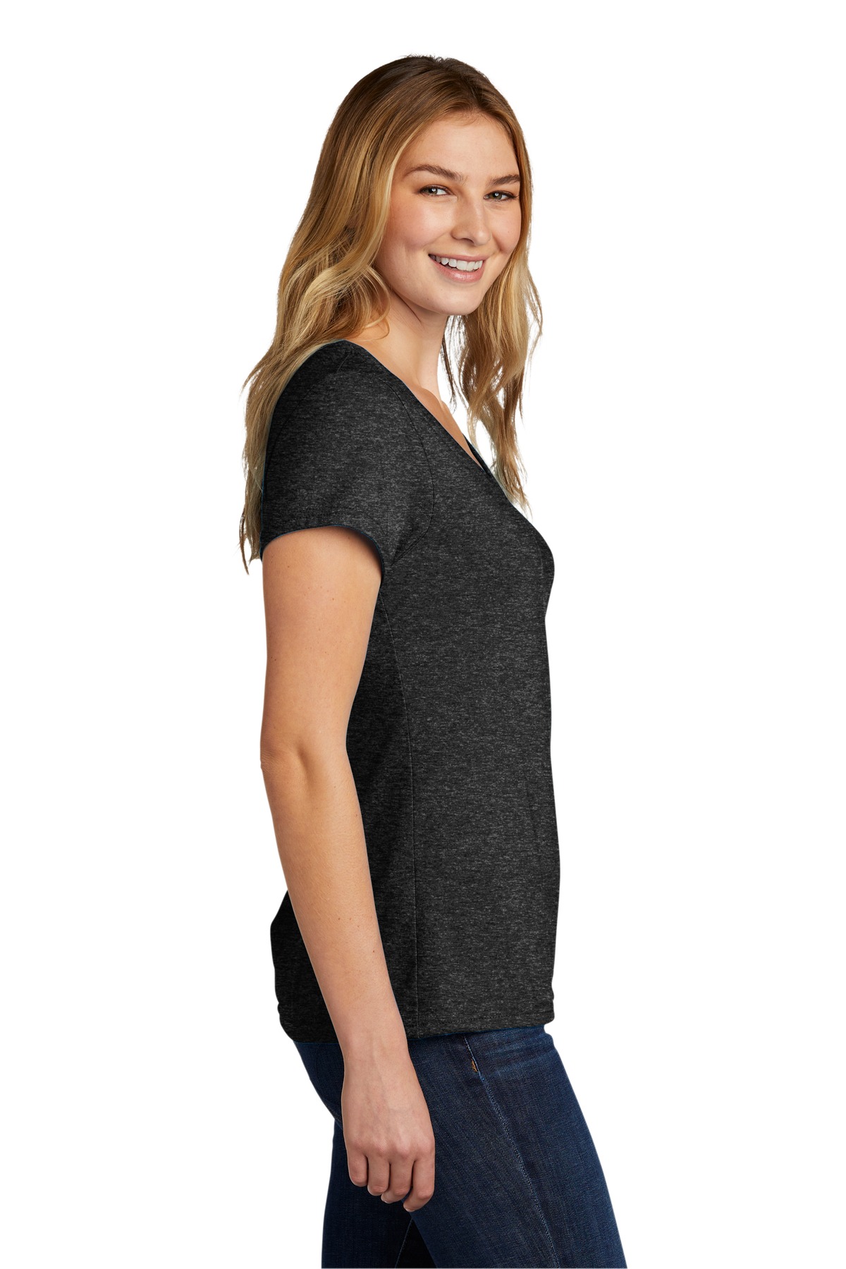 Port & Company® Women's Tri-Blend V-Neck Tee 43