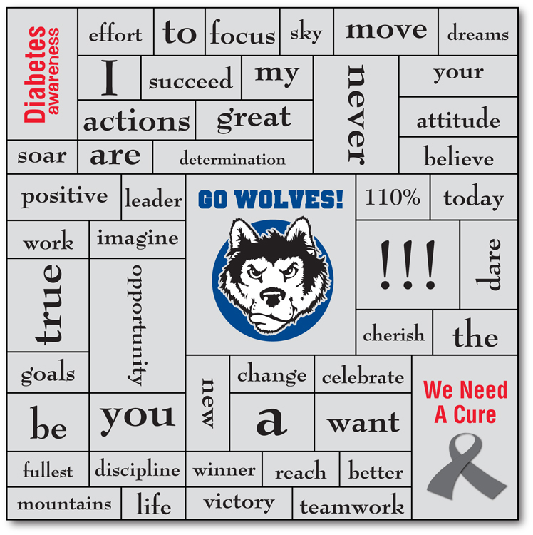 Awareness Magna-Phrase Magnet - 5.5x5.5 - 25 mil. 1