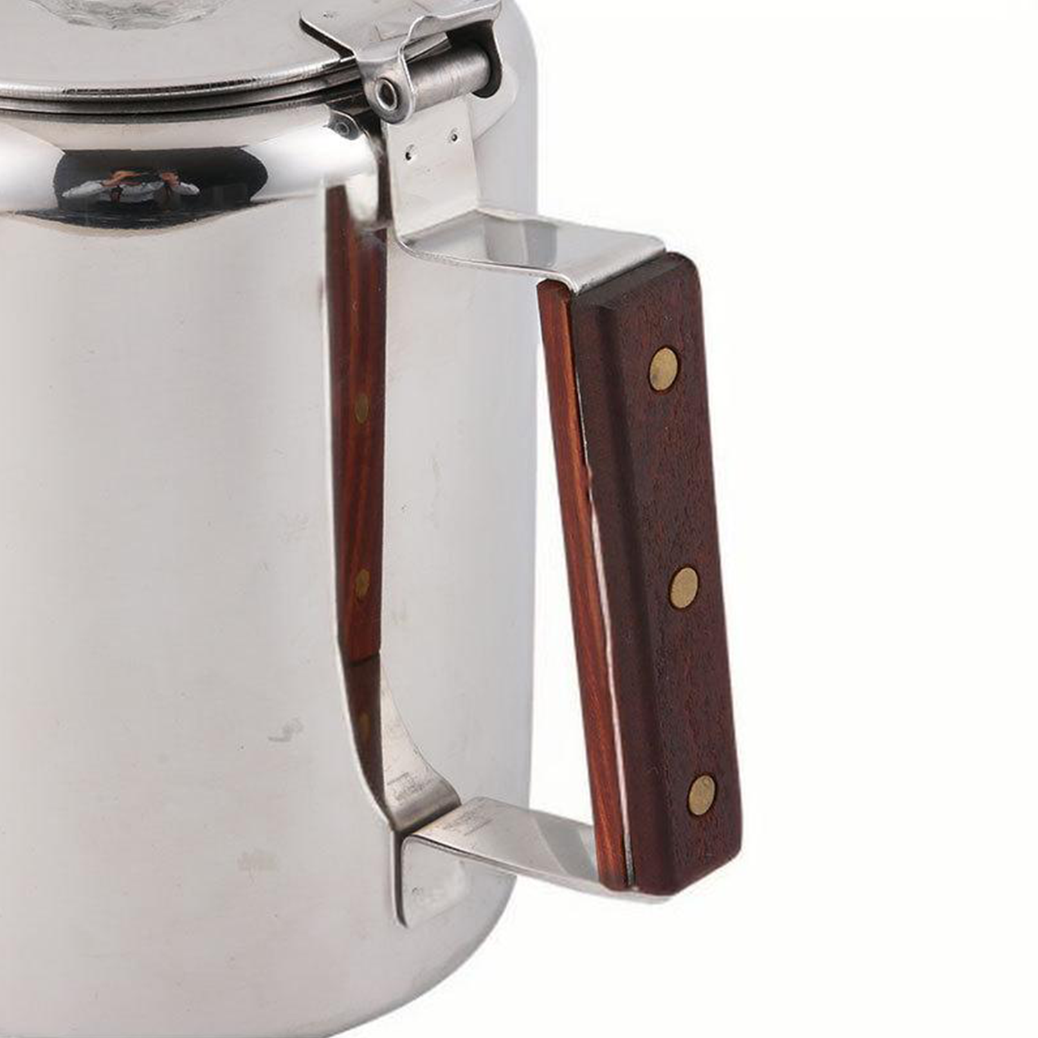 74oz Stainless Steel Outdoor Short Spout Coffee Pot 5