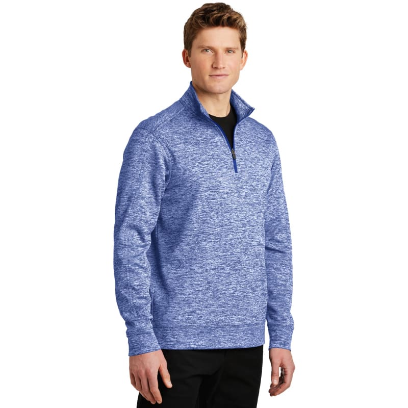 Sport-Tek PosiCharge Electric Heather Fleece 1/4-Zip Pullover. 2