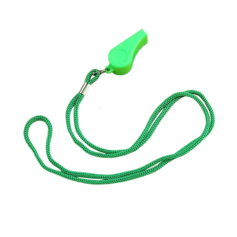 Colorful Plastic Whistles With Lanyards 8