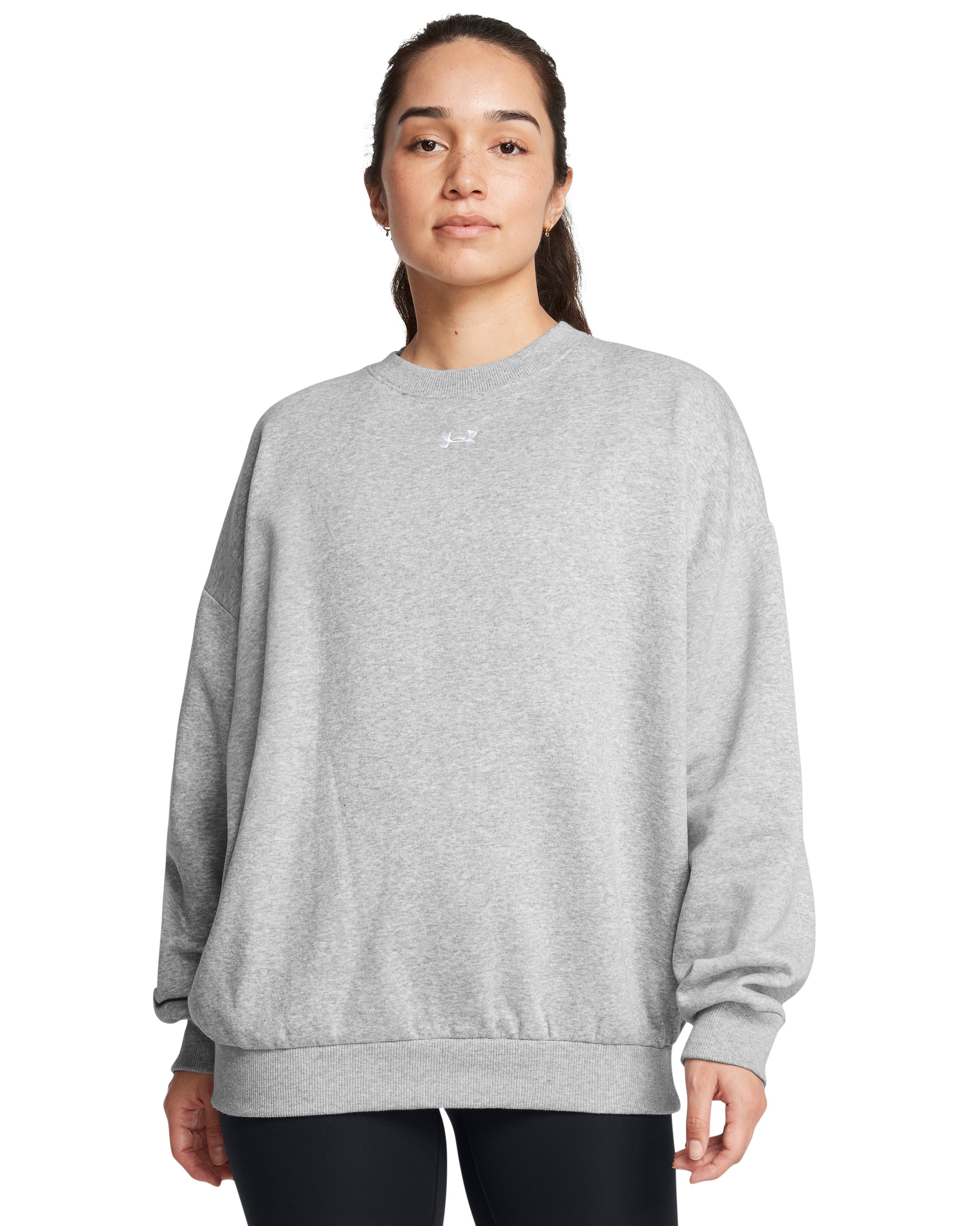 UA Rival Fleece Women's Oversized Crew 7