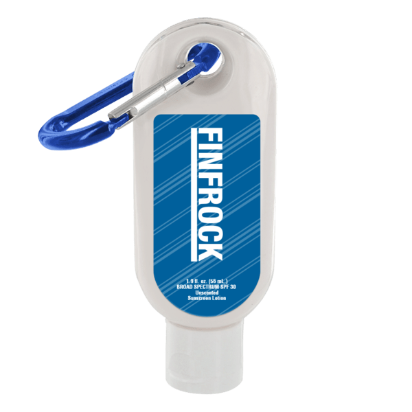 1.9 oz. SPF 30 Sunscreen in Clear Bottle with Carabiner 38