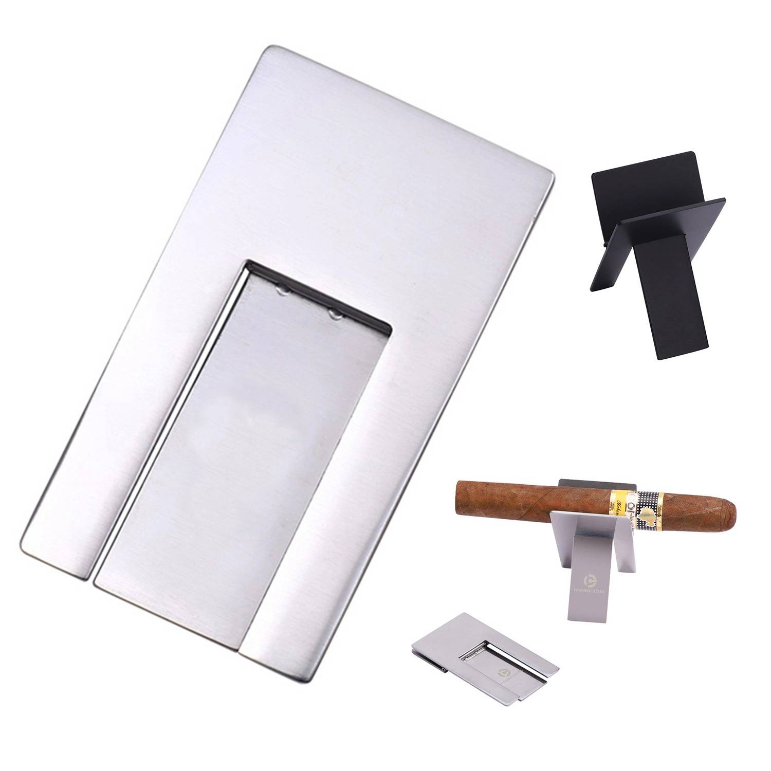 Foldable Stainless Steel Cigar Holder 6