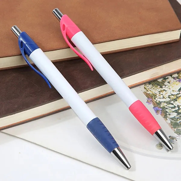 Custom Preston Rubber Grip Click Ballpoint Pen 4