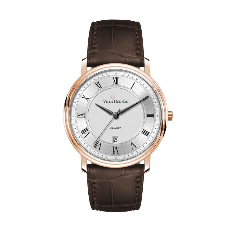 40MM, SS,  RG CASE,  3-HAND MVT, DTE