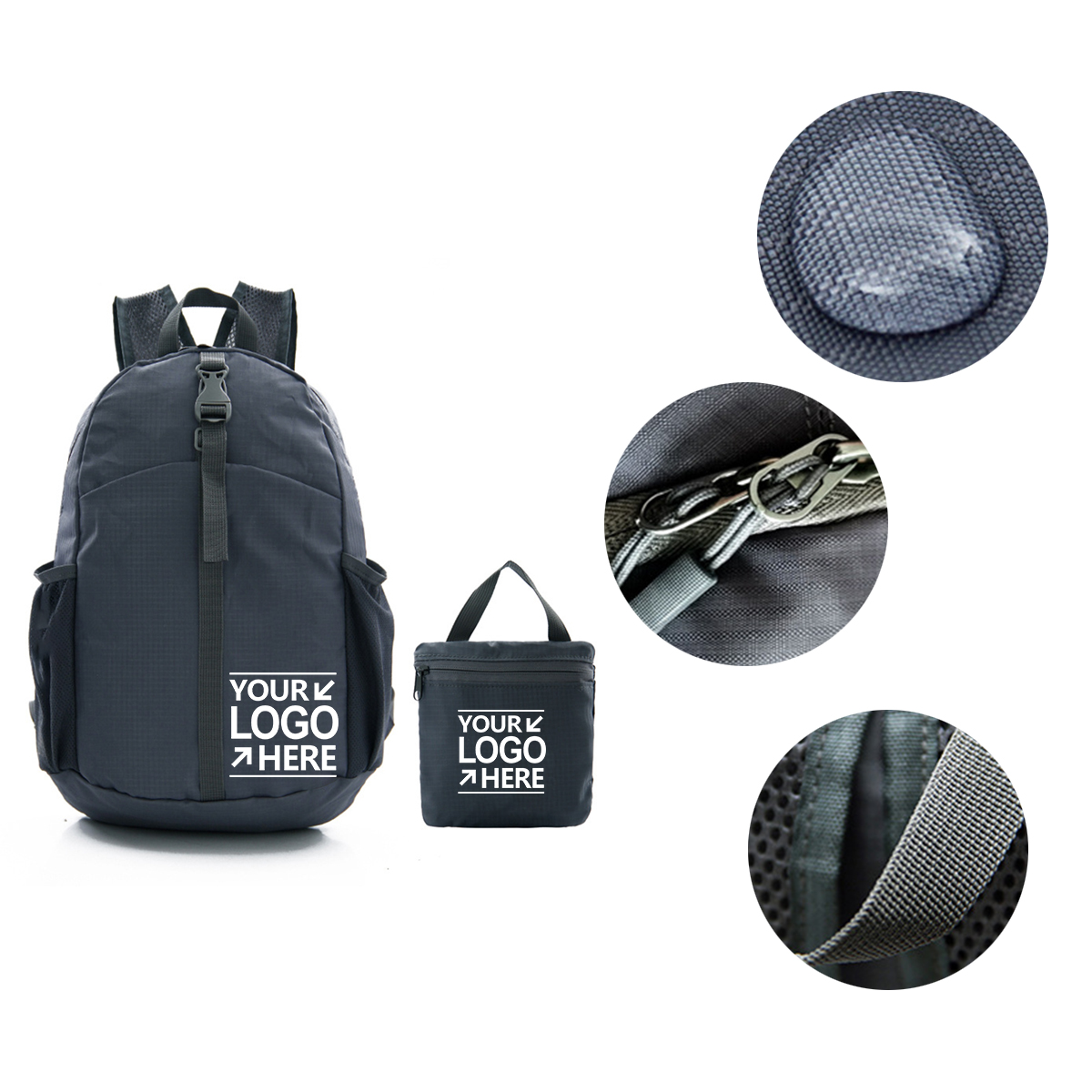 Lightweight Water Resistant Folding Sports Backpack 1
