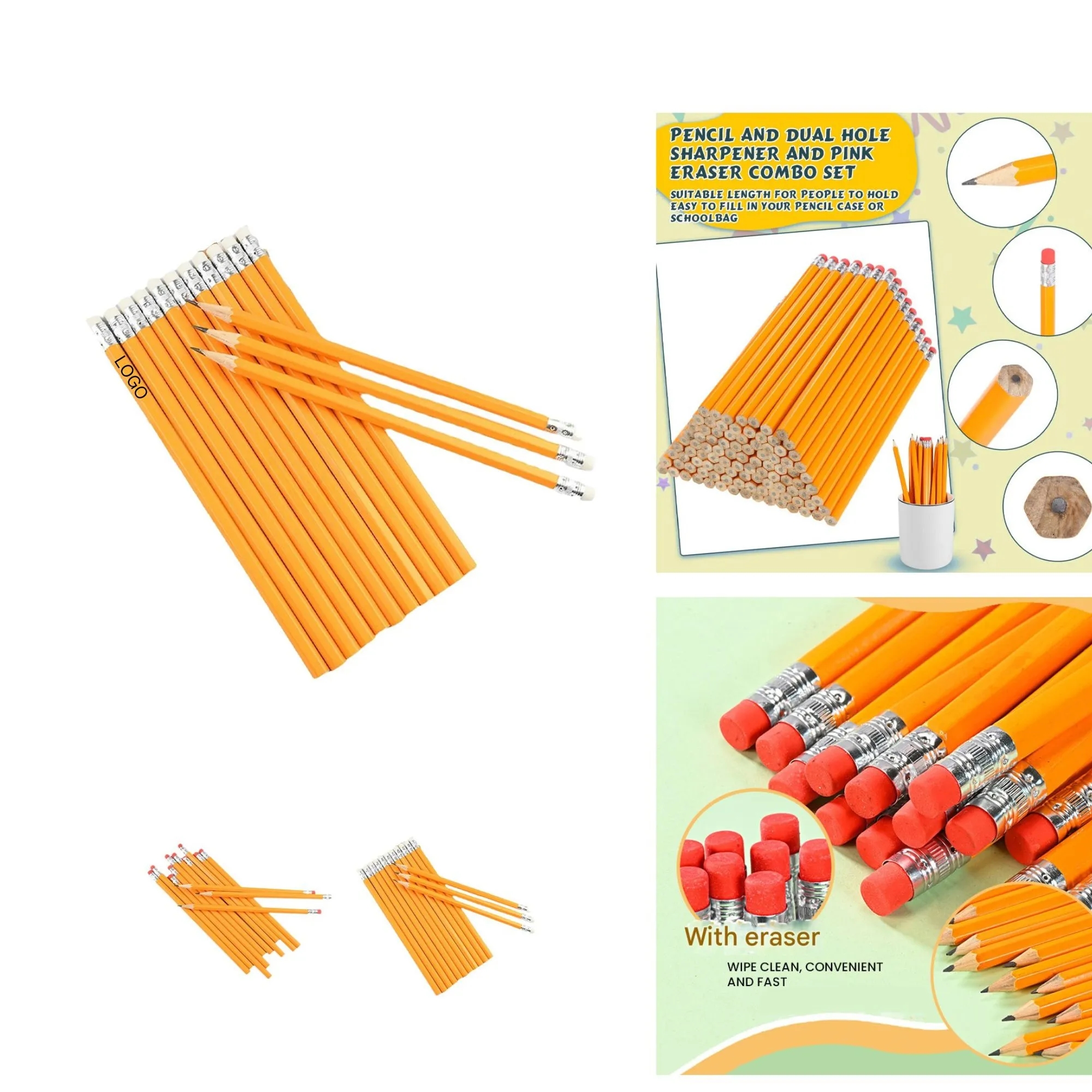 HB Pencil with Eraser Wholesale 1