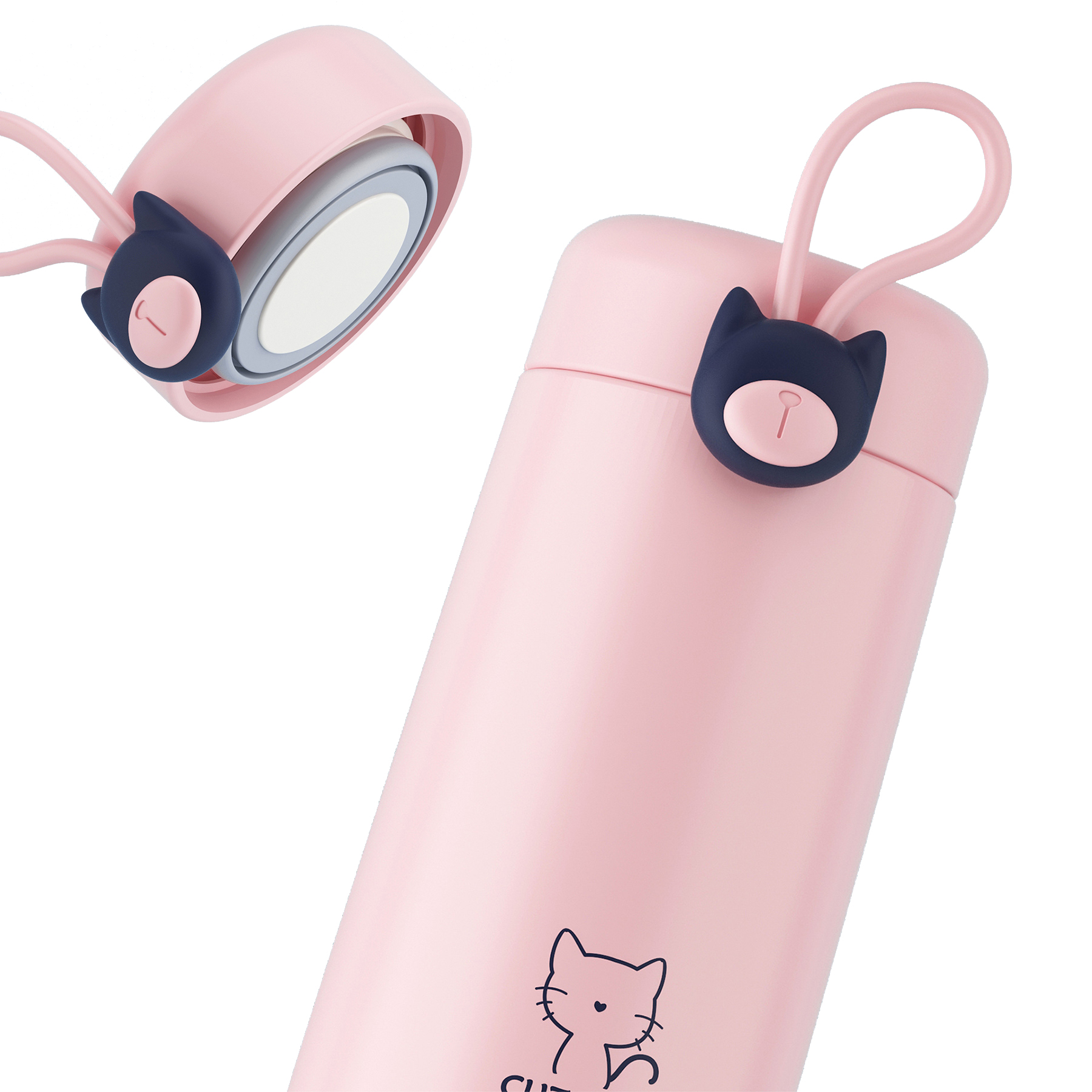 9oz stainless steel cartoon cute portable insulation cup 5