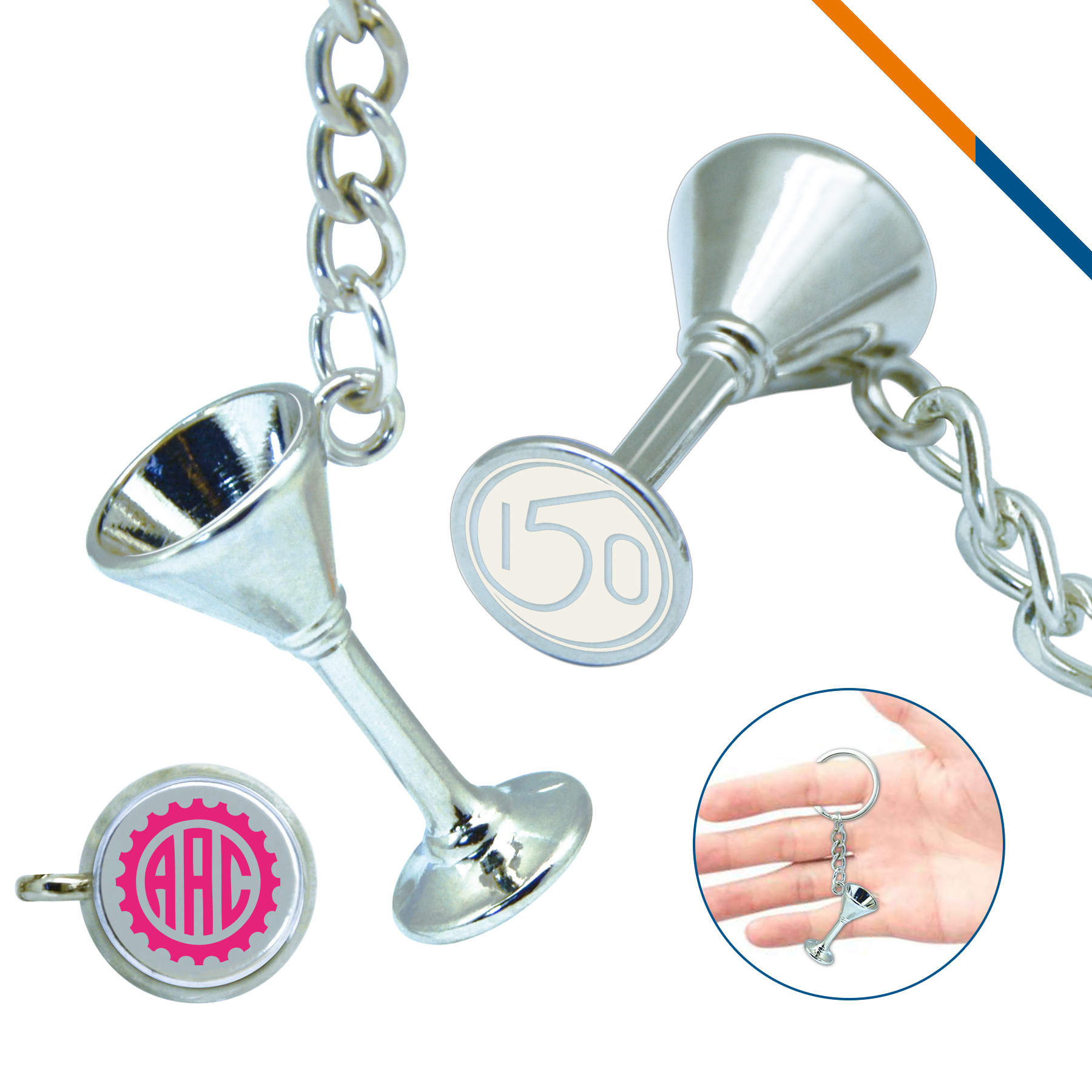 Cocktail Keychain 2