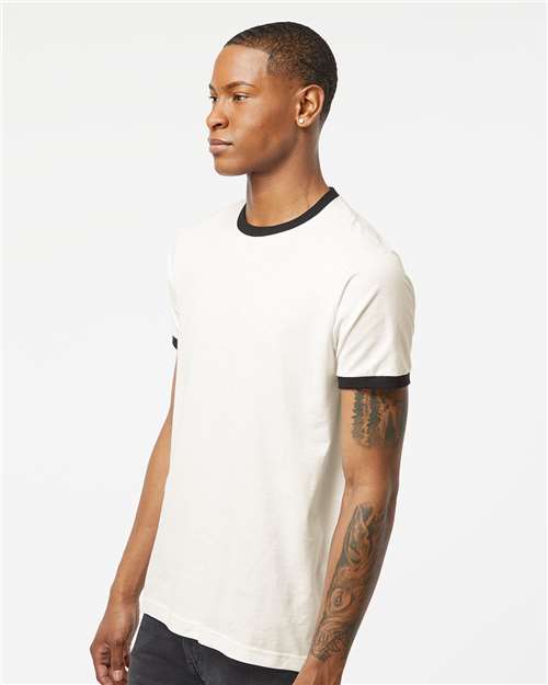 Unisex Fine Jersey Ringer T-Shirt - 246 47