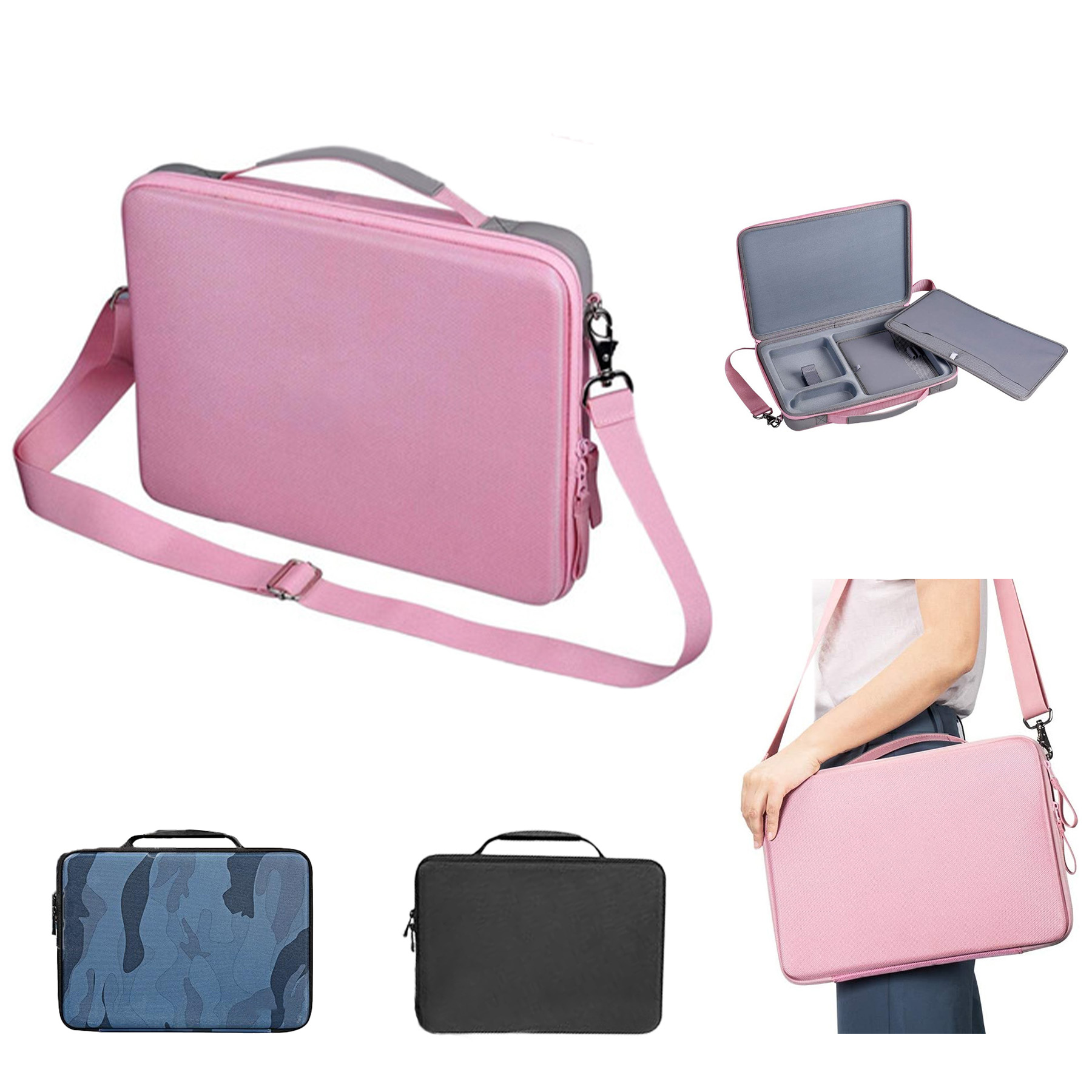 Hard Shell Laptop Shoulder Bag 1
