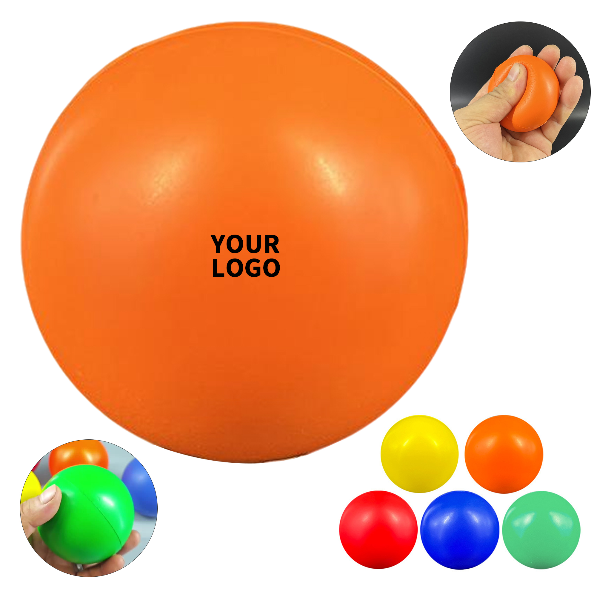 Polyurethane Foam Custom Shape Stress Relief Ball 5