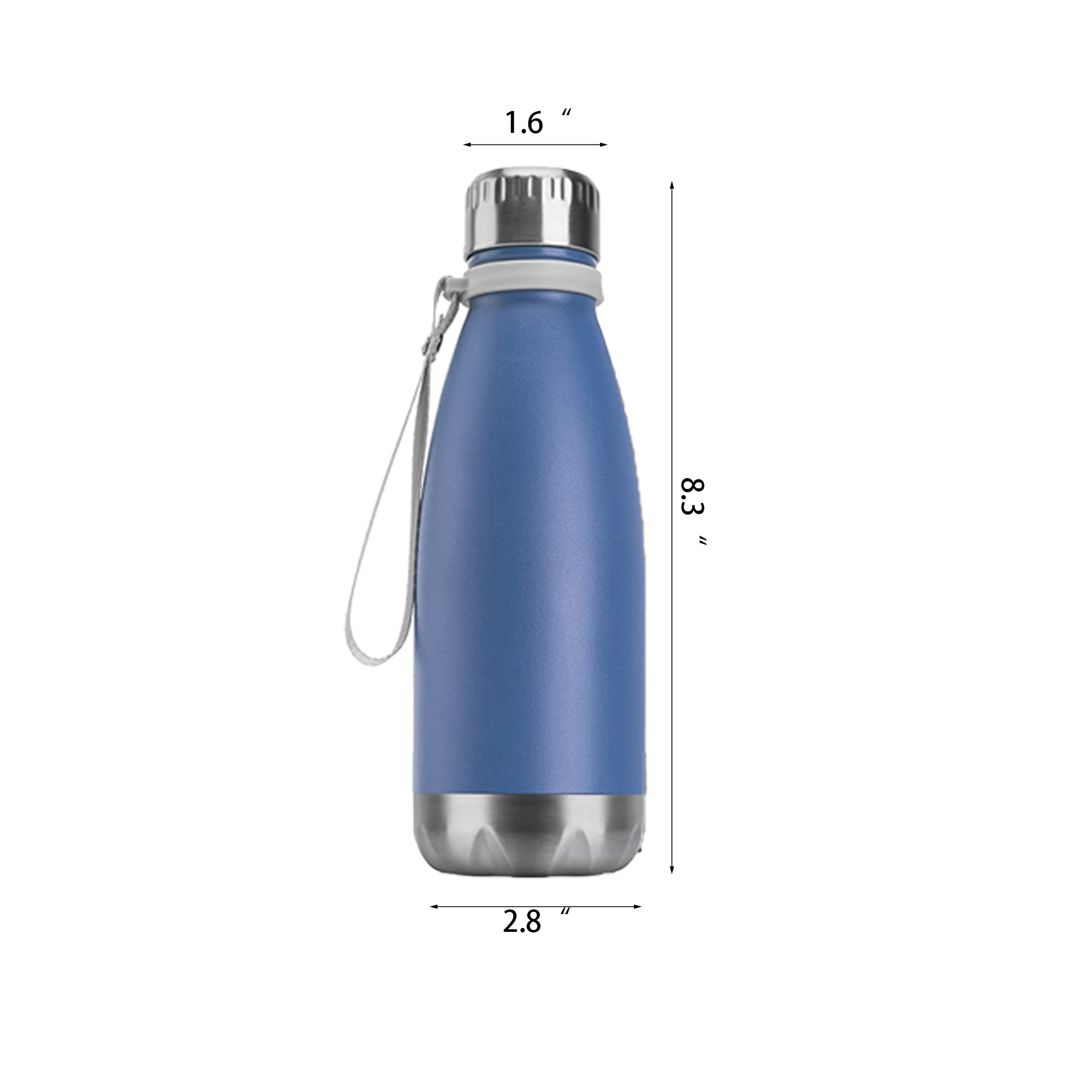 12 oz Stainless Steel Water Bottle 2