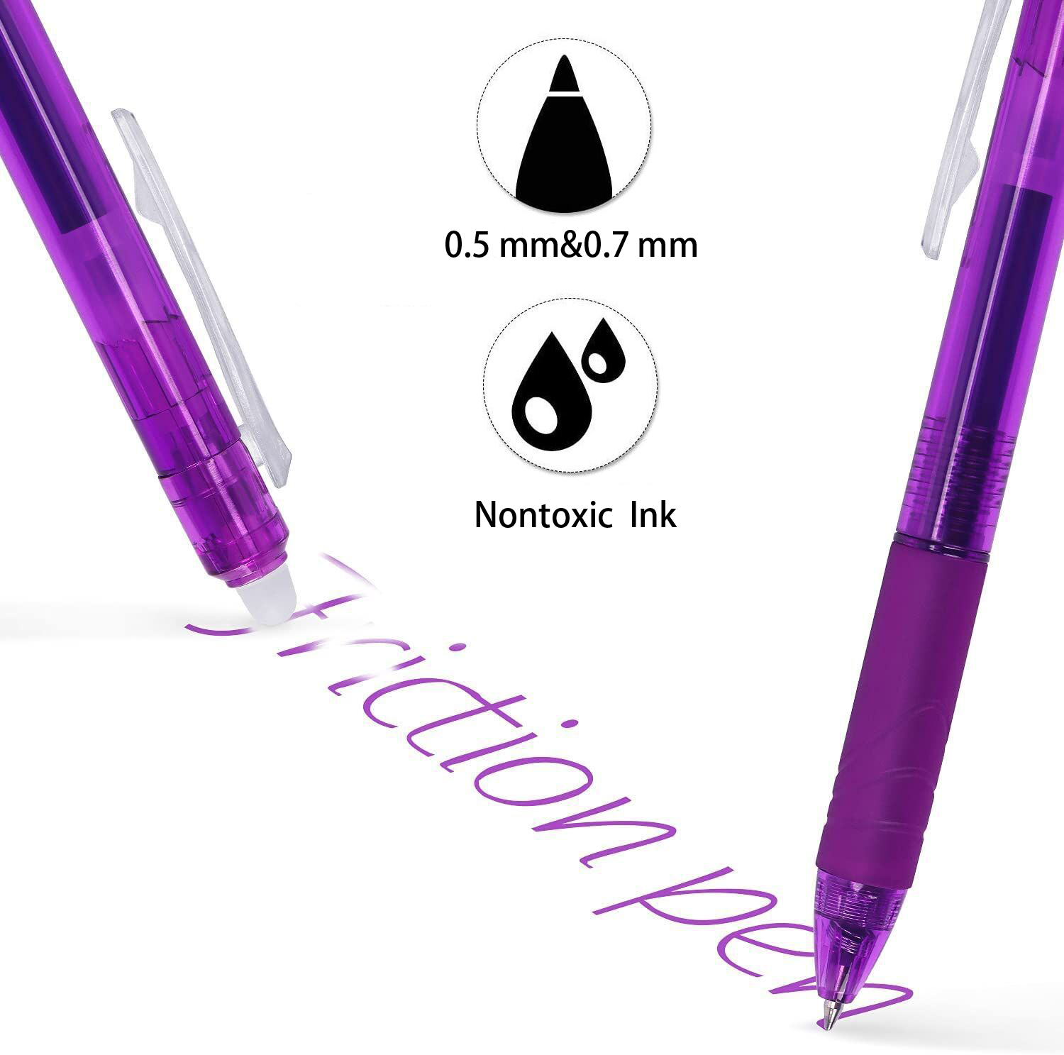 Erasable Colored Ballpoint Gel Pen 2