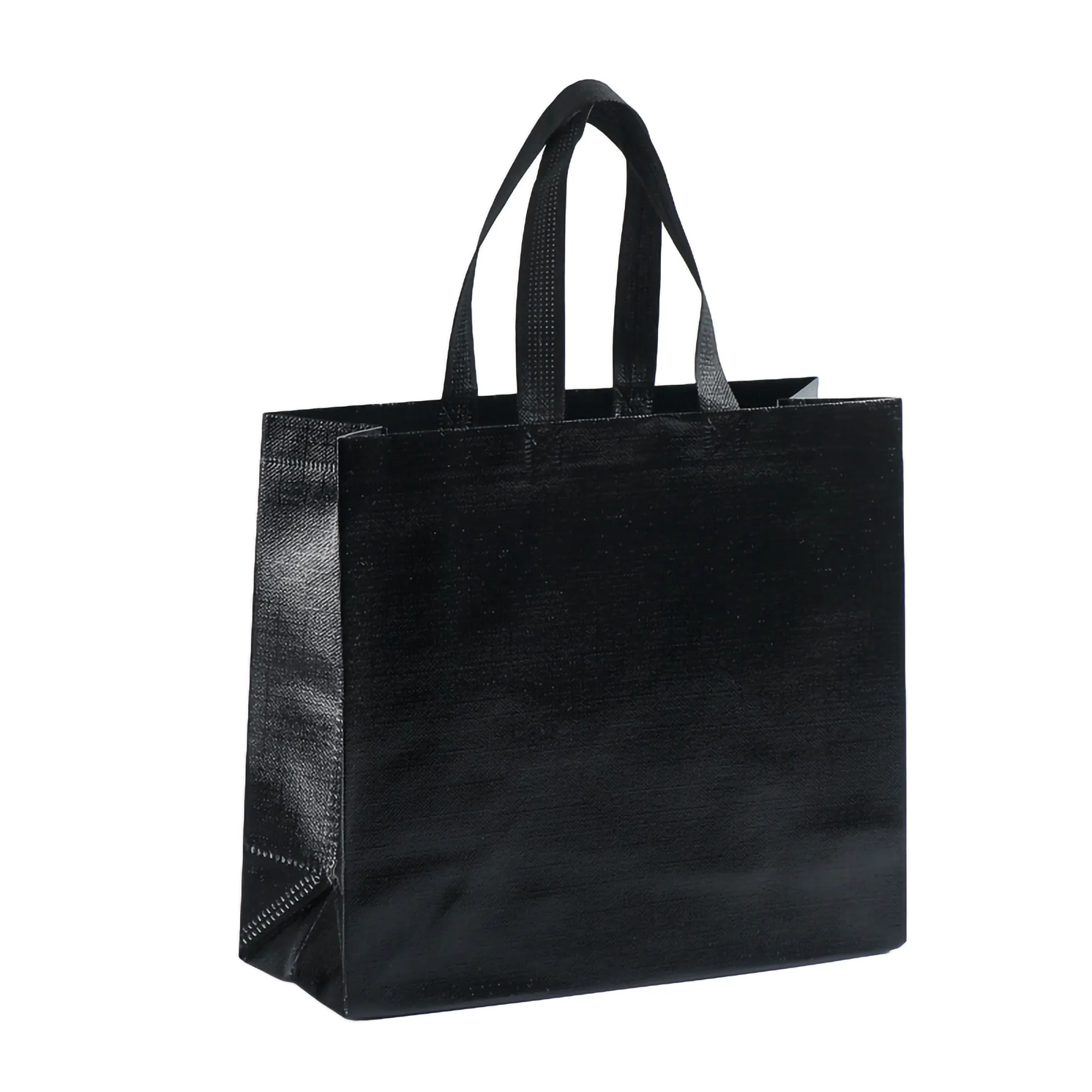 Reusable Glossy Non-woven Laser Tote Bag 3