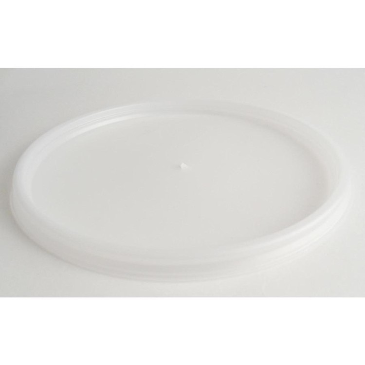 24 Oz. Foam Food Container Lid, Flat