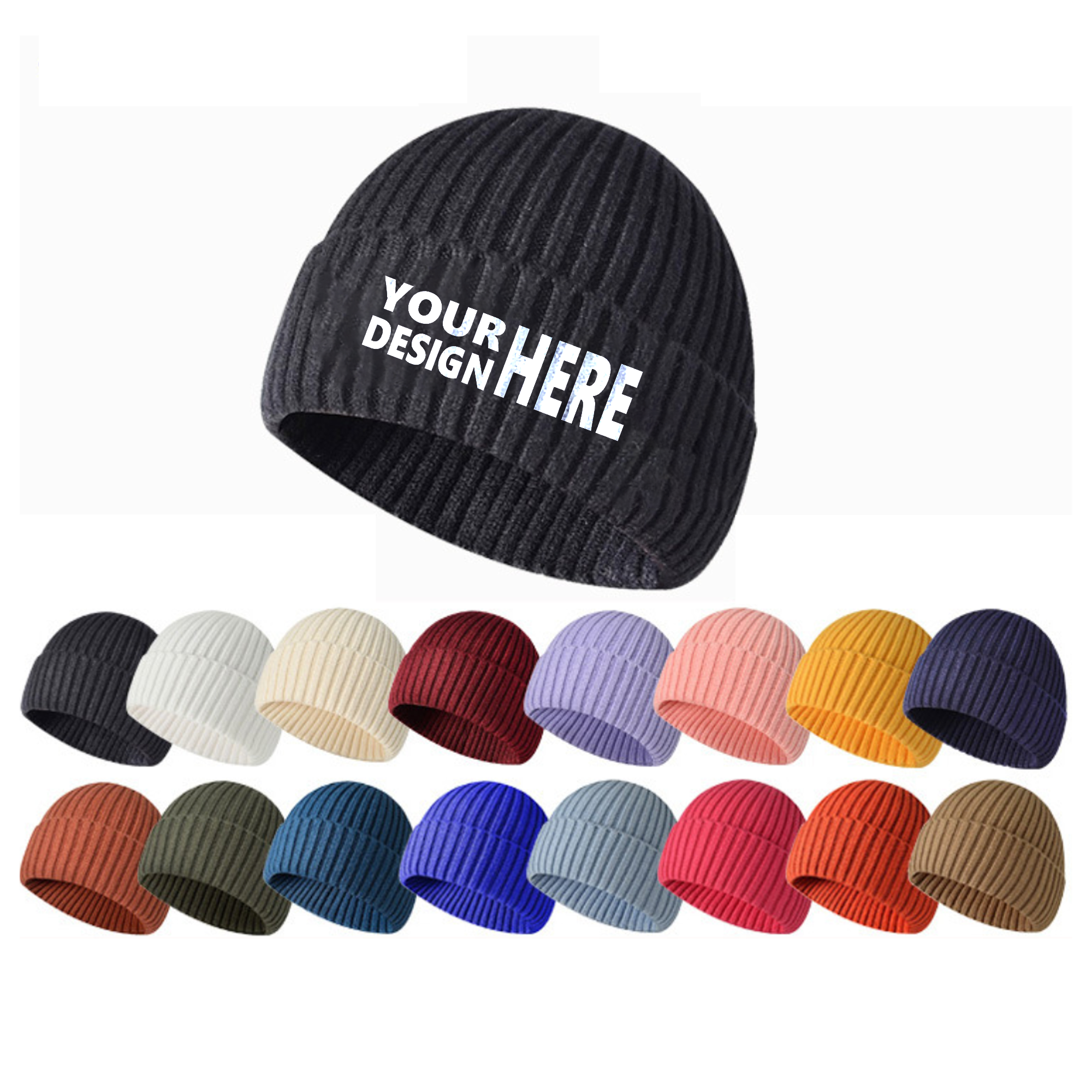 Autumn and Winter Warm Knitted Beanie 2