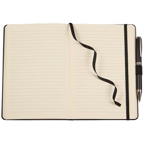 5.5" x 8.5" FSC® Recycled Ribbed Bound Journal 77